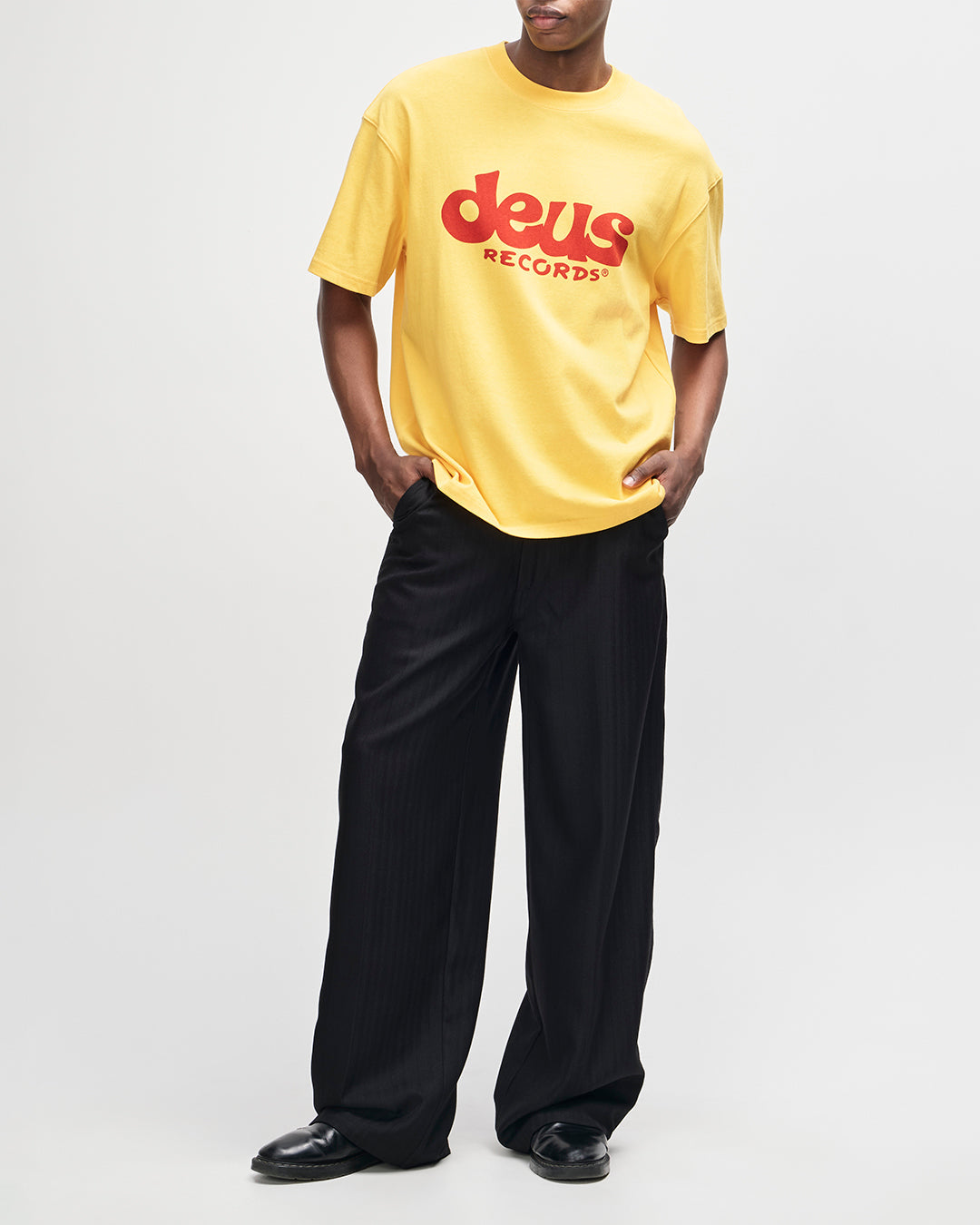 DEUS EX MACHINA Smile Tee - Citrus Yellow