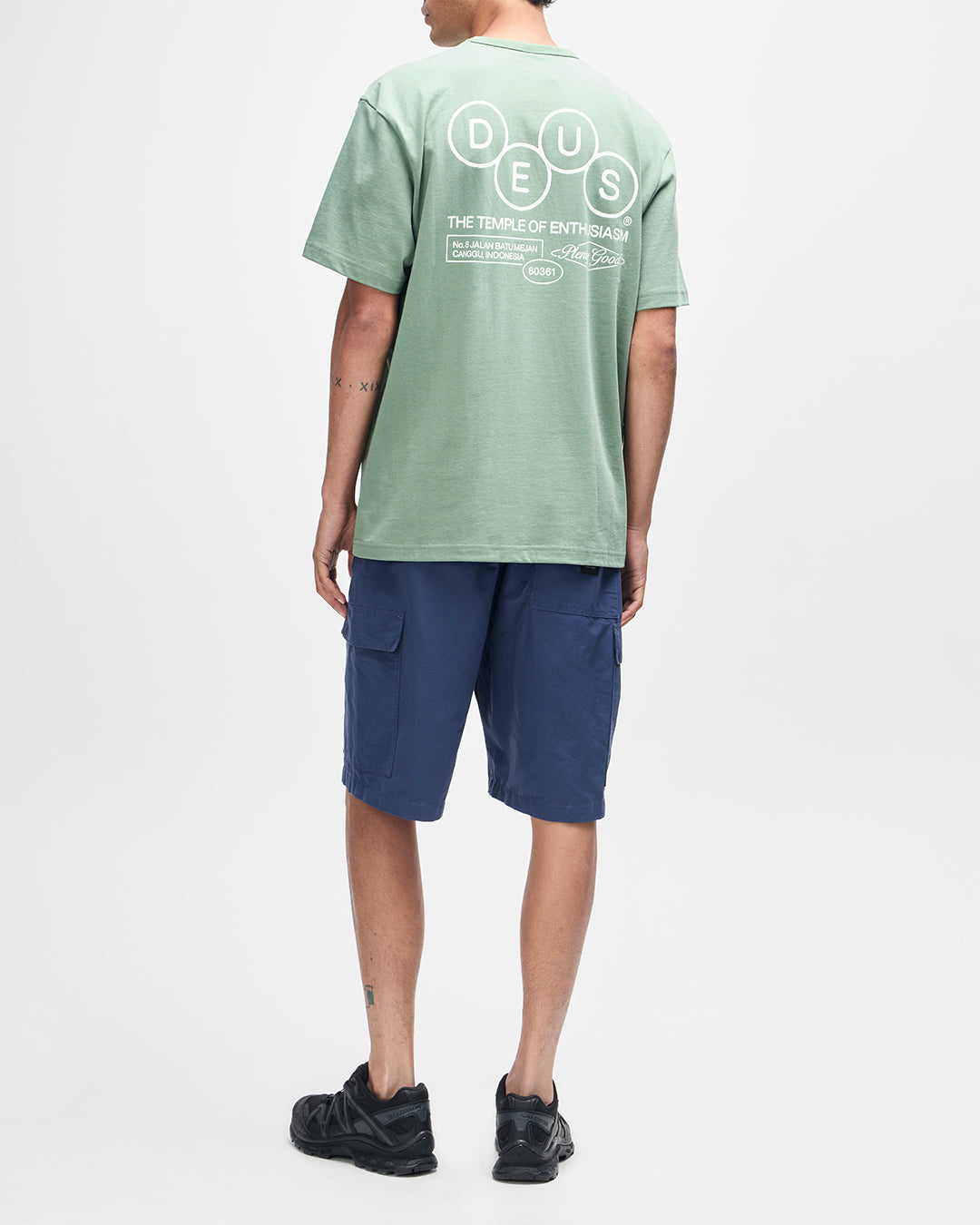 DEUS EX MACHINA Mechanism Tee - Loden Frost Green