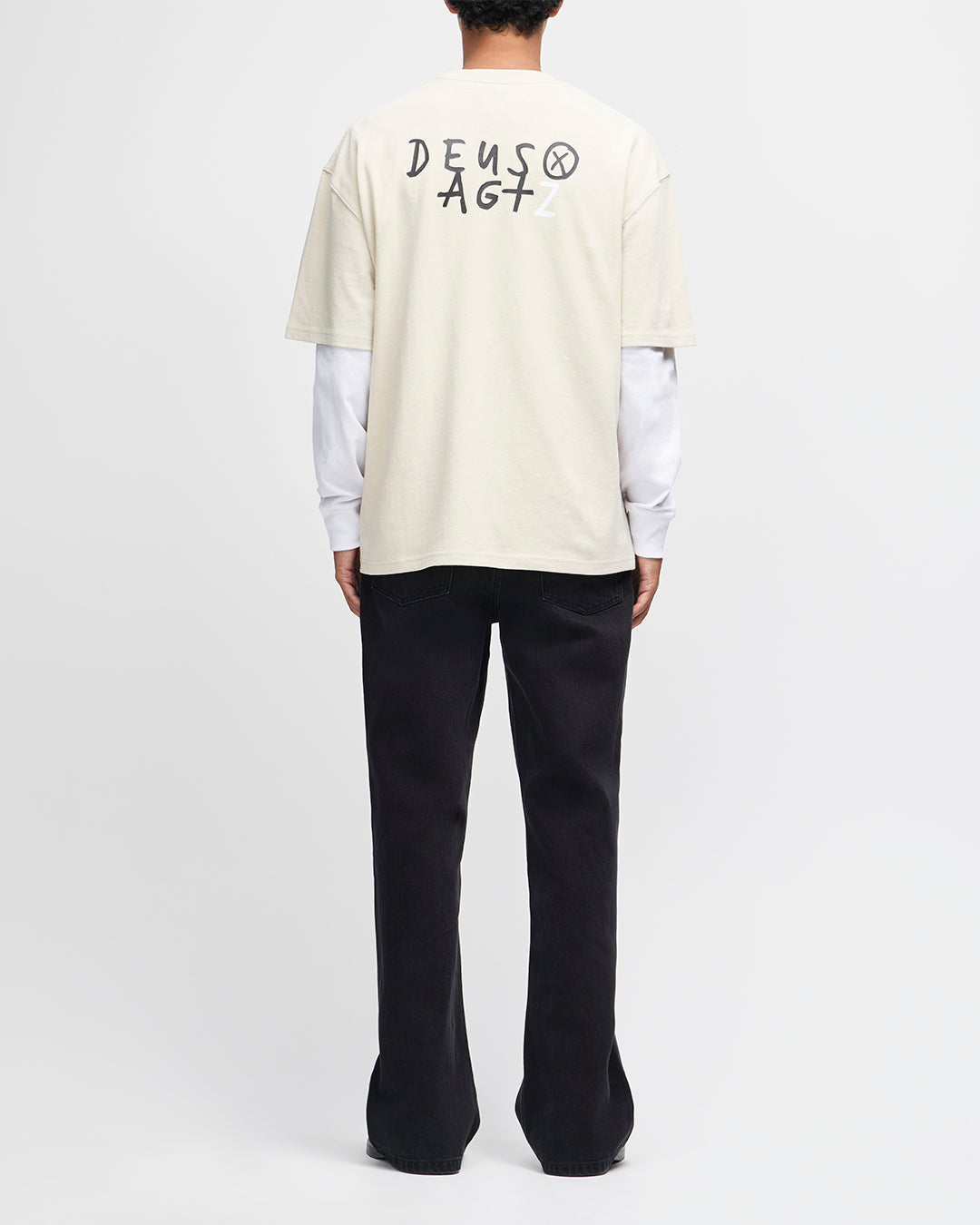 DEUS EX MACHINA Deus x AGTZ Twin Tail Series Tee - Bone White