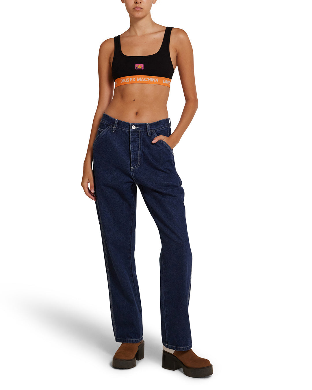 DEUS EX MACHINA NUMEROLOGY CROP - ANTHRACITE