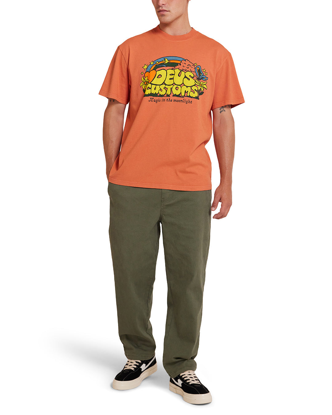 DEUS EX MACHINA INFINITY TWILL BEACH PANT - CLOVER