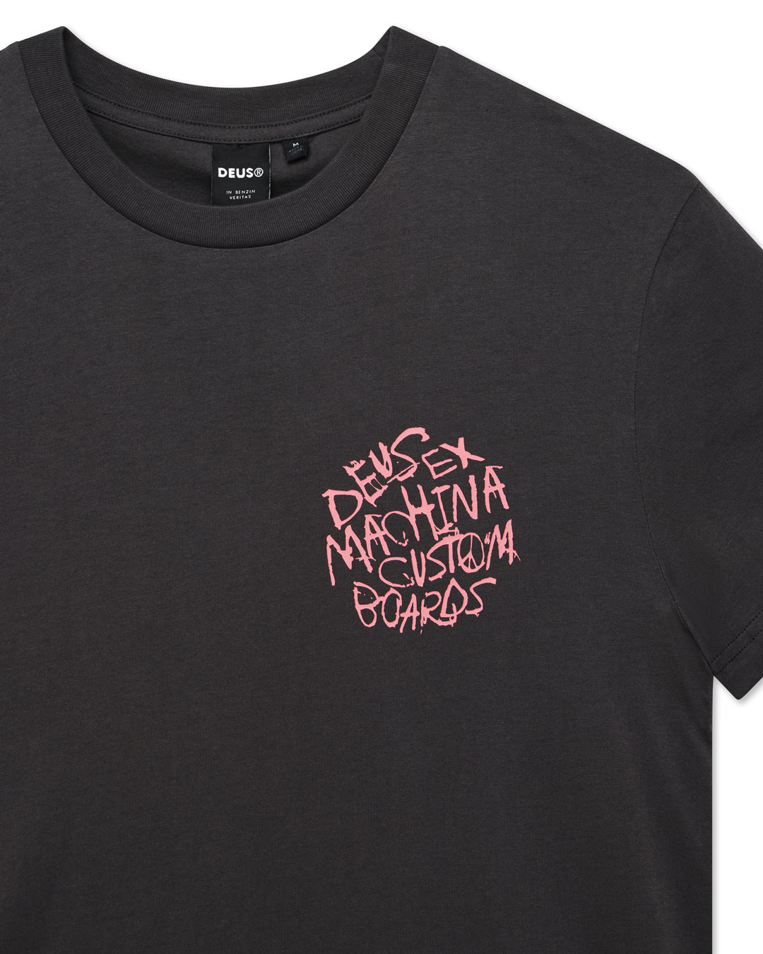 DEUS EX MACHINA SCRAMBLER TEE - ANTHRACITE