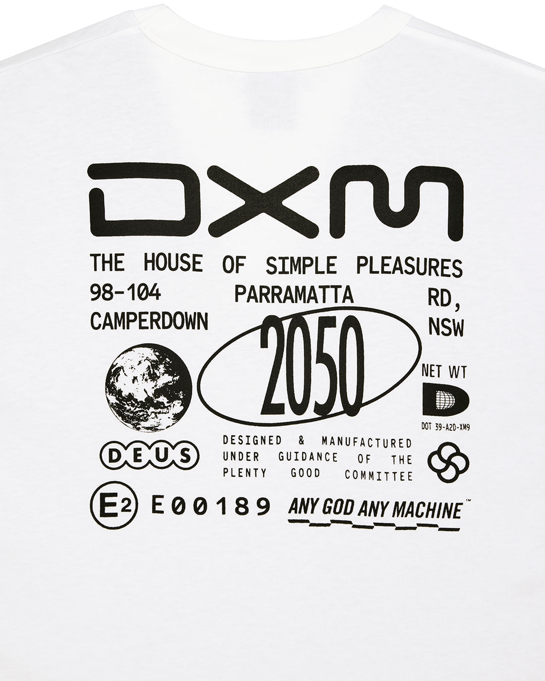 DEUS EX MACHINA COMMITTEE TEE - VINTAGE WHITE