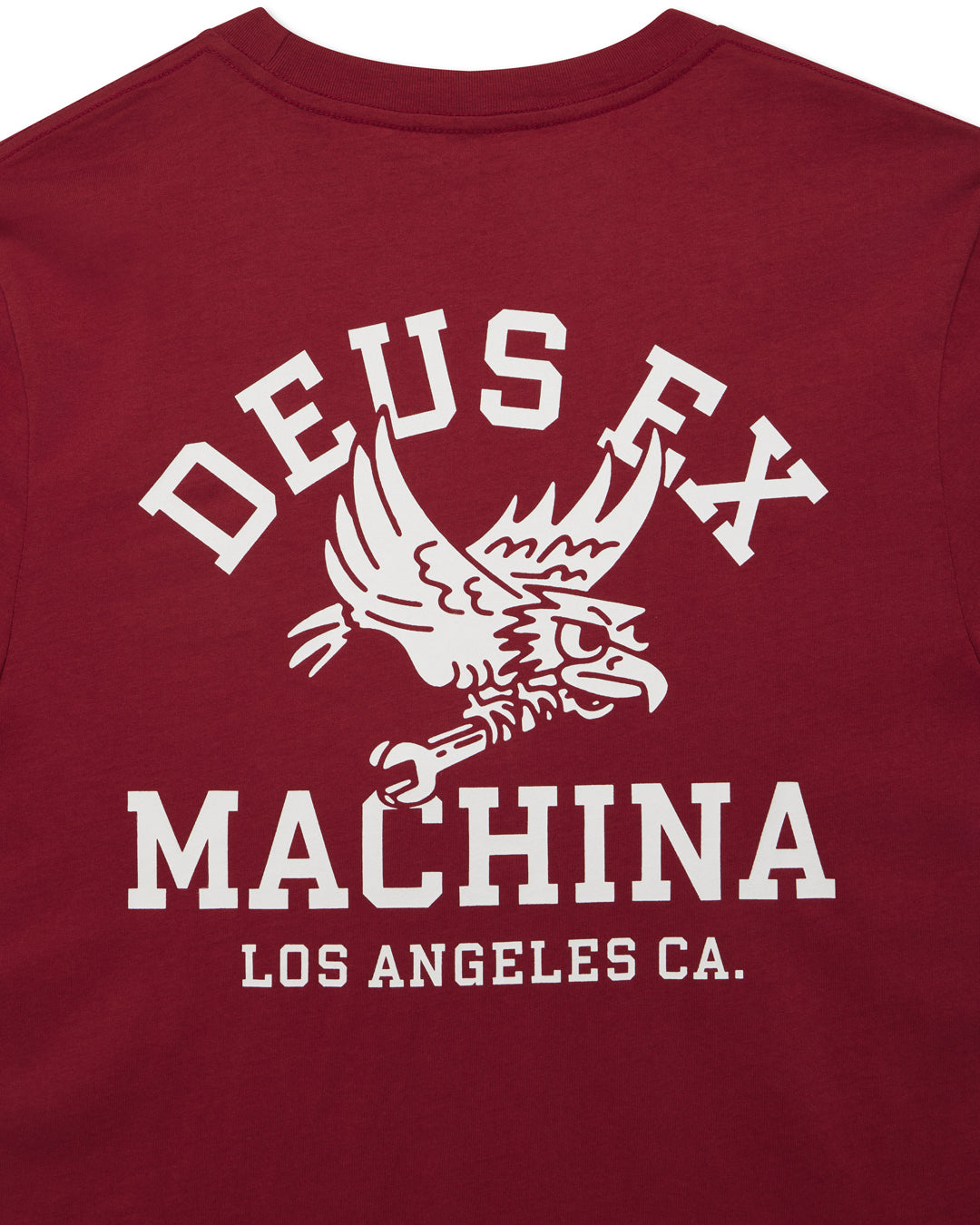 DEUS EX MACHINA QUICKBEAK TEE - LAVA FALLS RED
