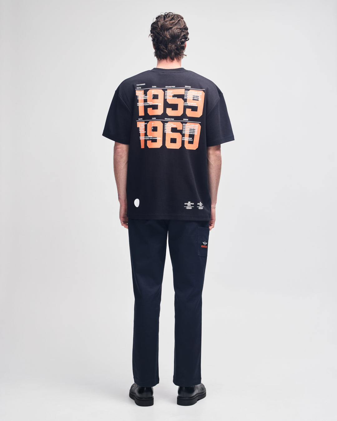 DEUS EX MACHINA GRAND PRIX TEE - BLACK