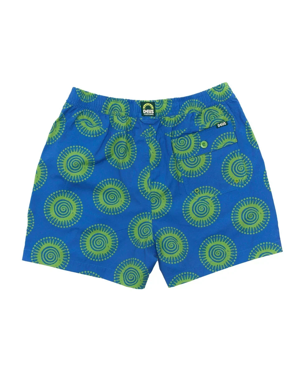 DEUS EX MACHINA PORTAL BOARDSHORT (MESH) BLUE