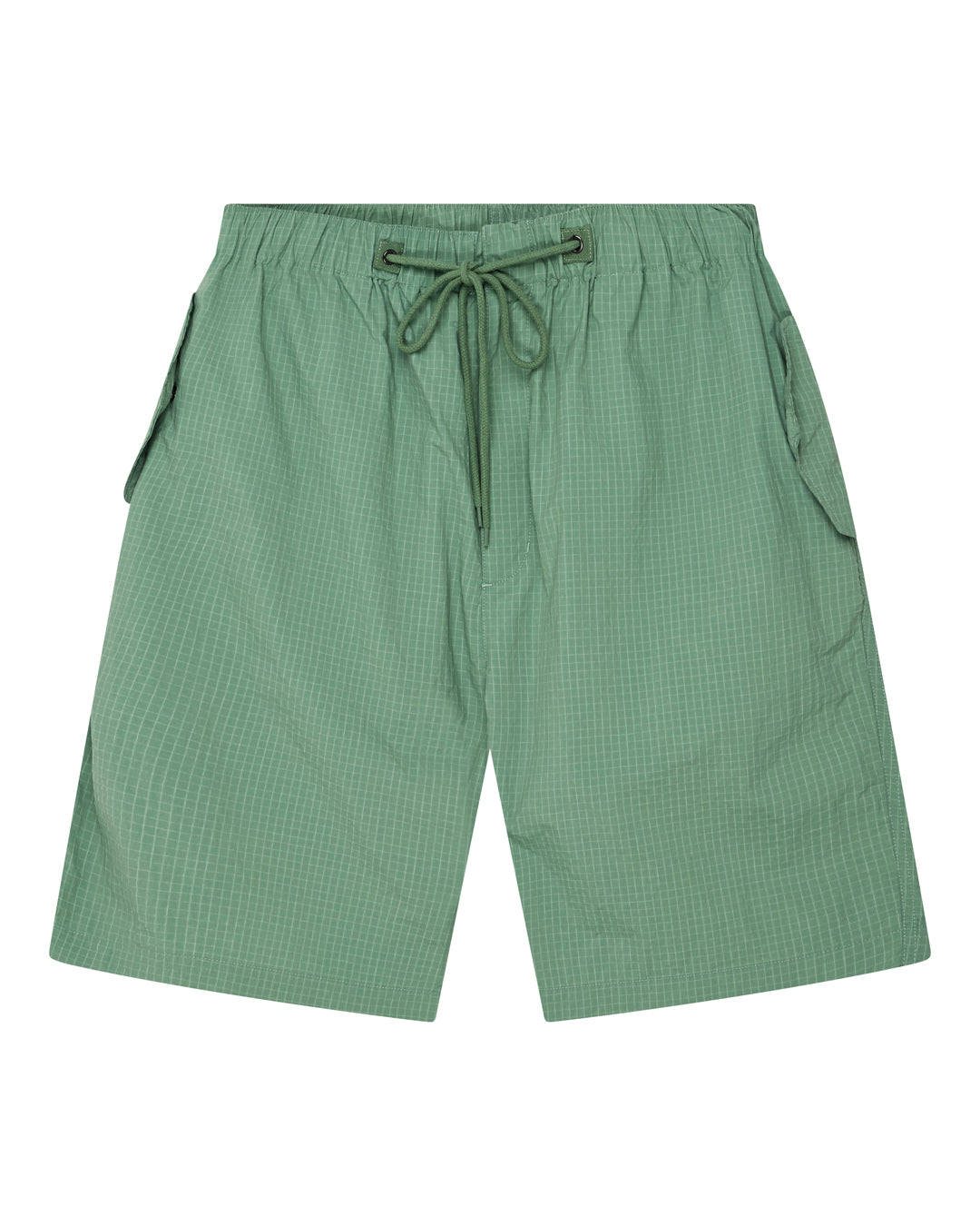 Remi Parachute Short - Shale Green|Flatlay