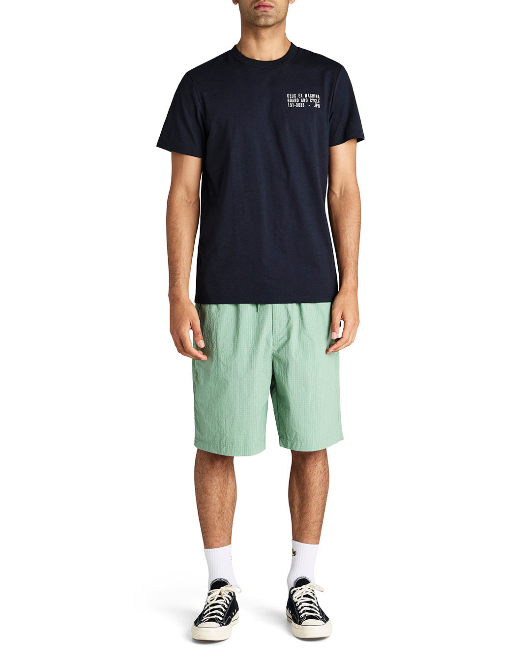 DEUS EX MACHINA Remi Parachute Short - Shale Green