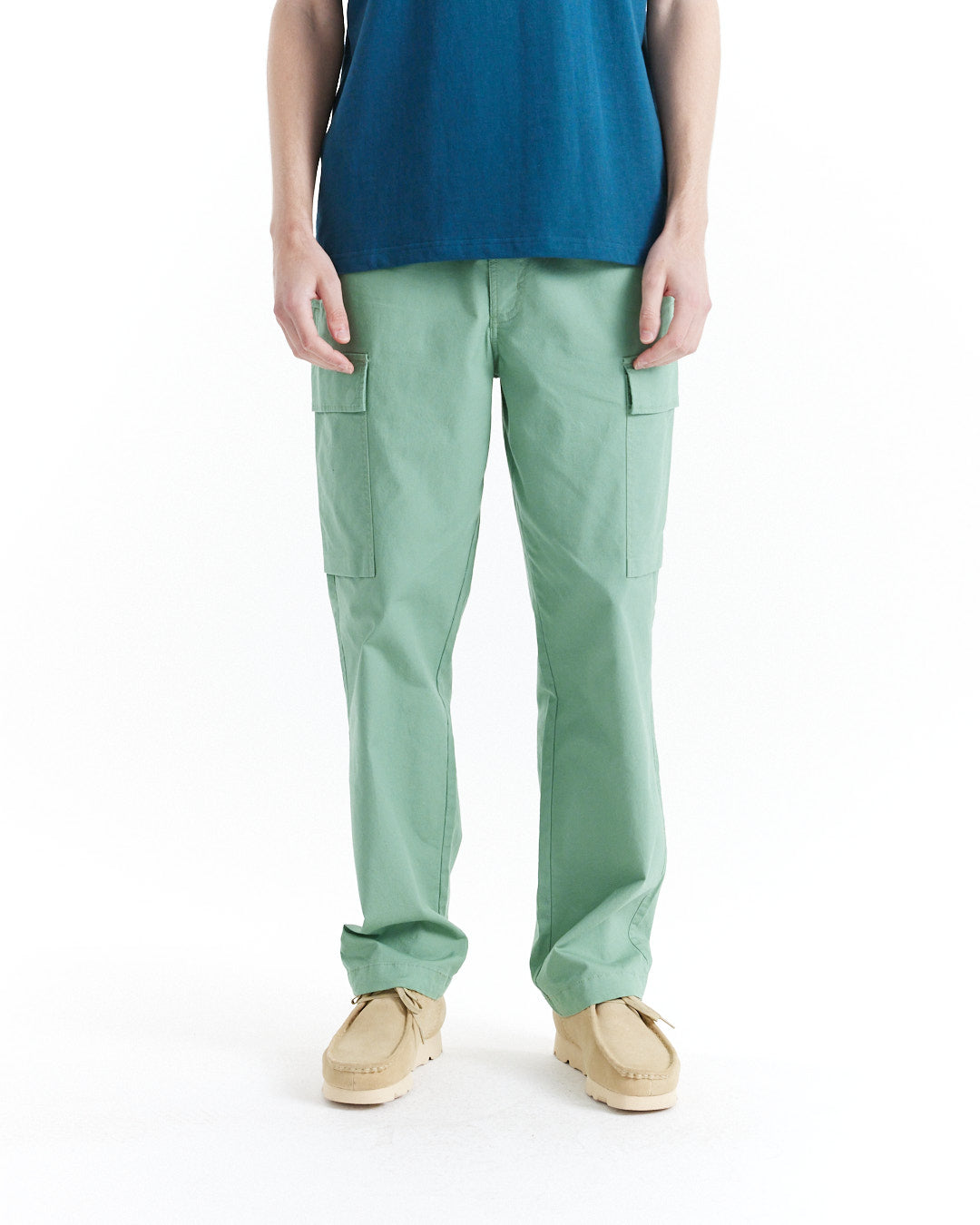 Legion Poplin Surf Pant - Shale Green|Model