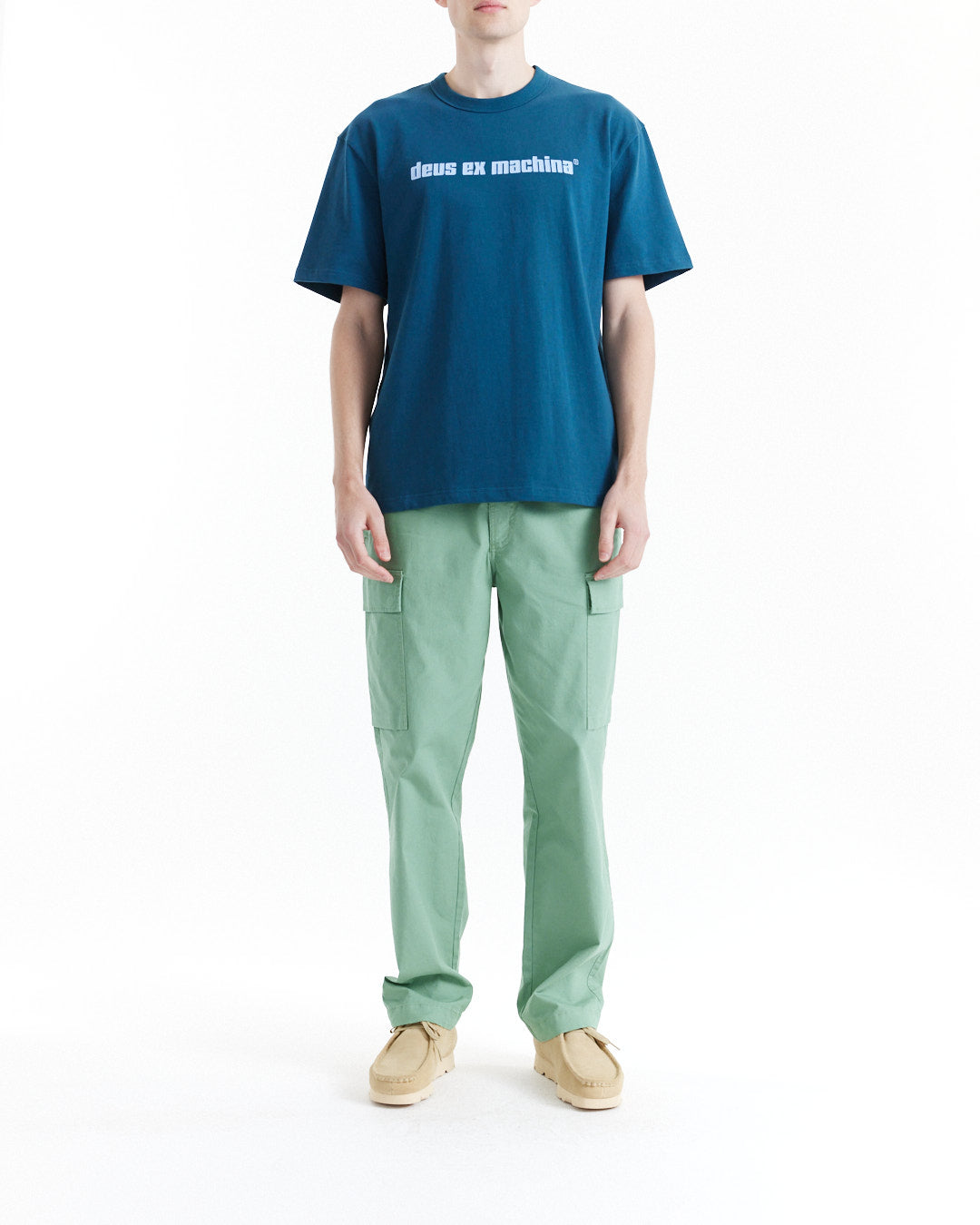 DEUS EX MACHINA LEGION POPLIN SURF PANT - SHALE GREEN