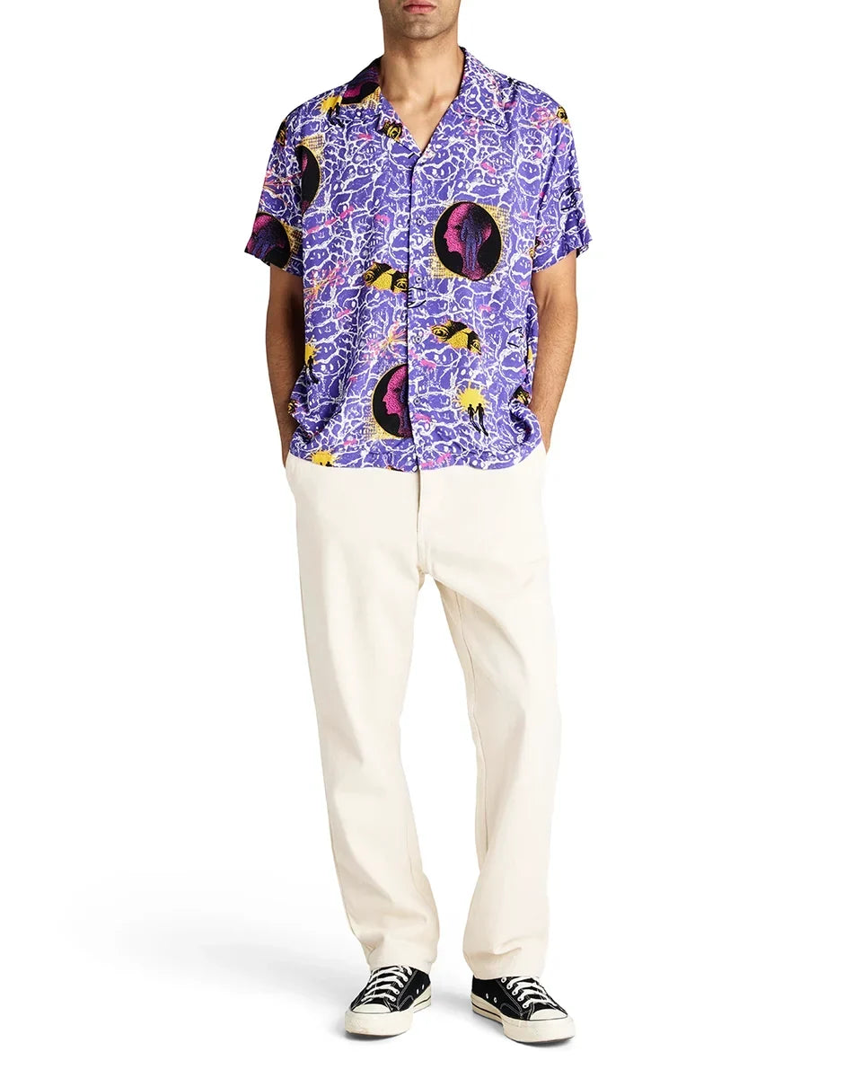 DEUS EX MACHINA FUTURE HISTORY SHIRT VIOLET