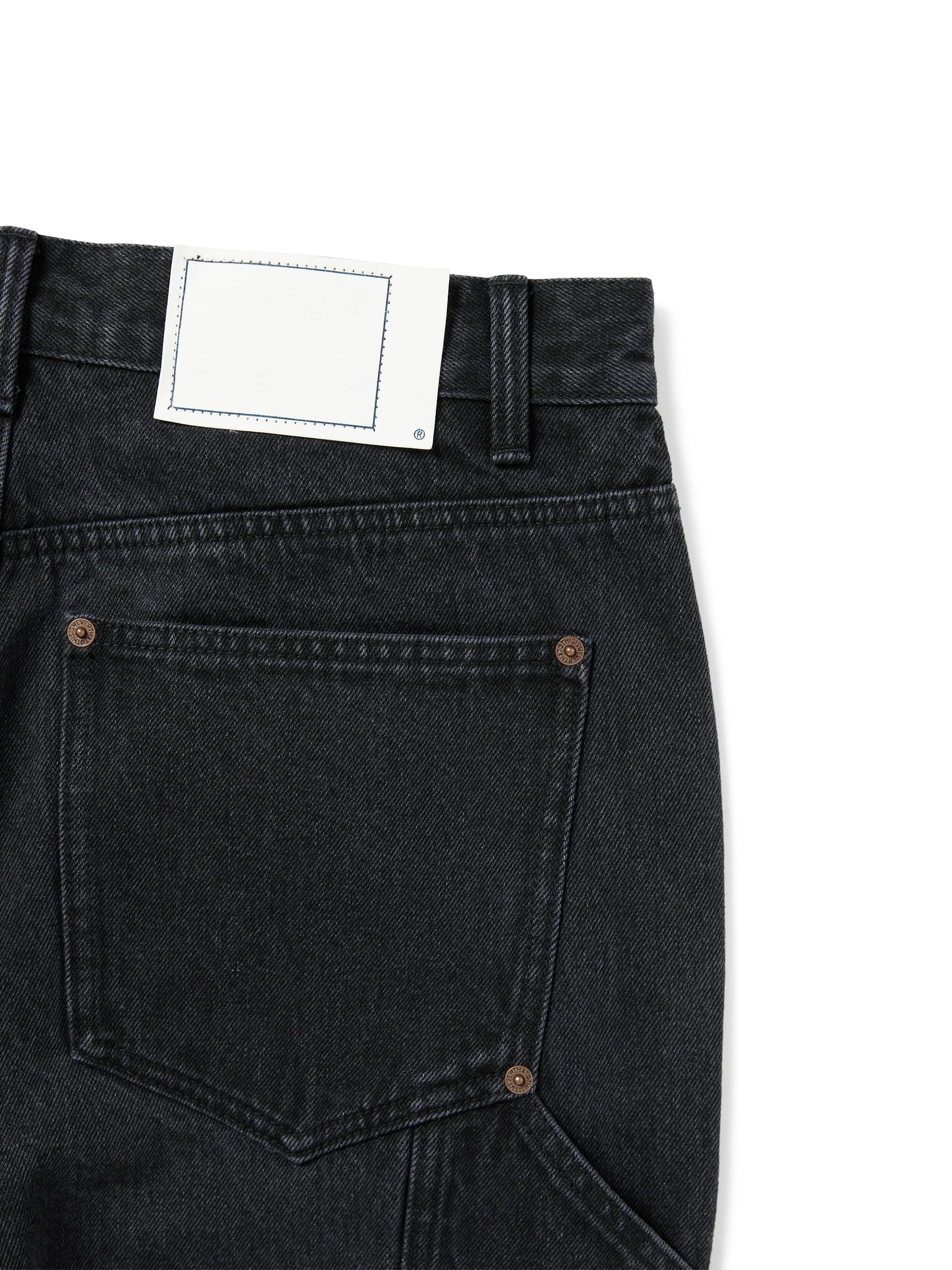 THISISNEVERTHAT - DENIM DOUBLE KNEE PANT - BLACK