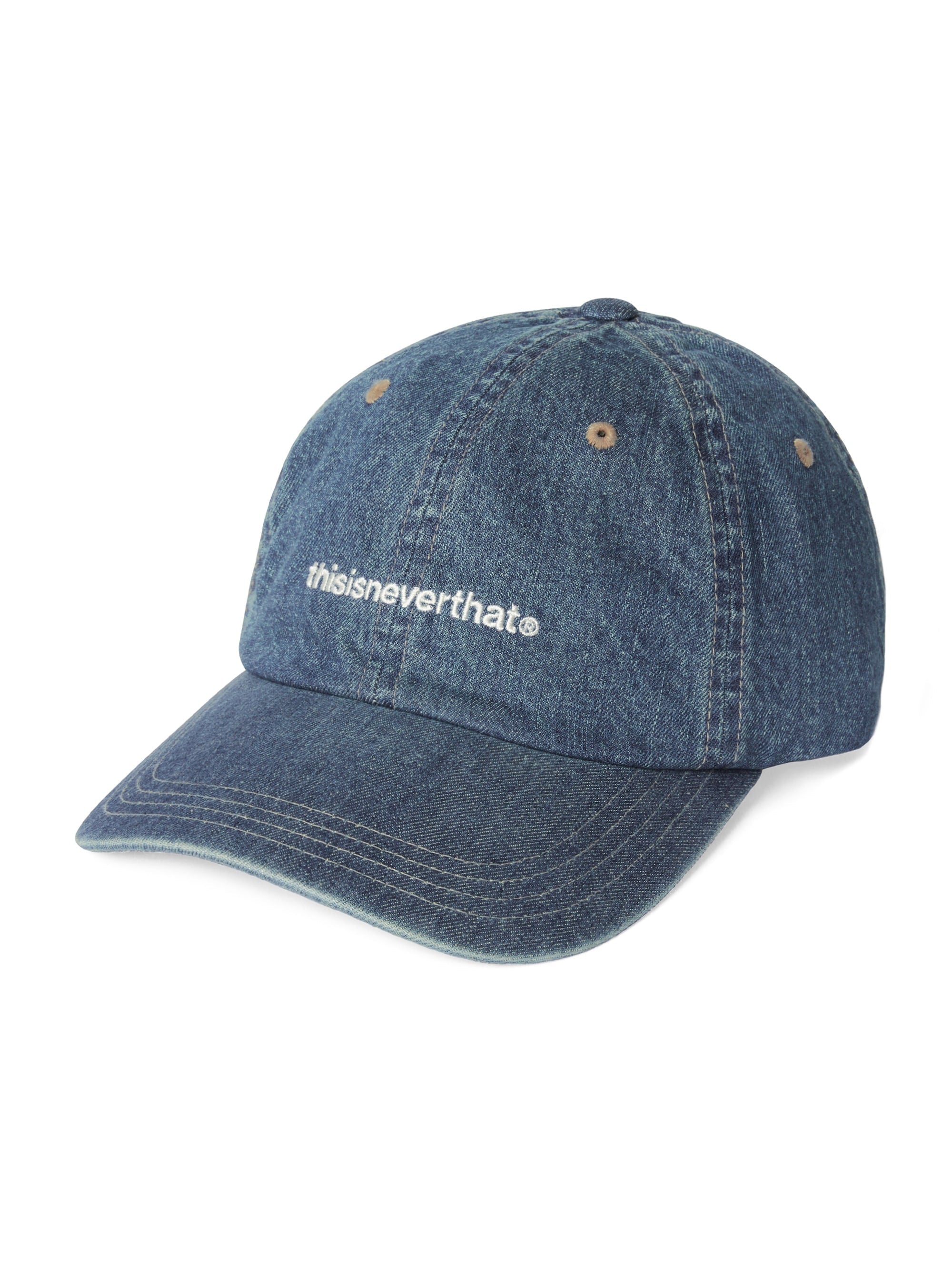 THISISNEVERTHAT DENIM T-LOGO CAP - WASHED BLUE