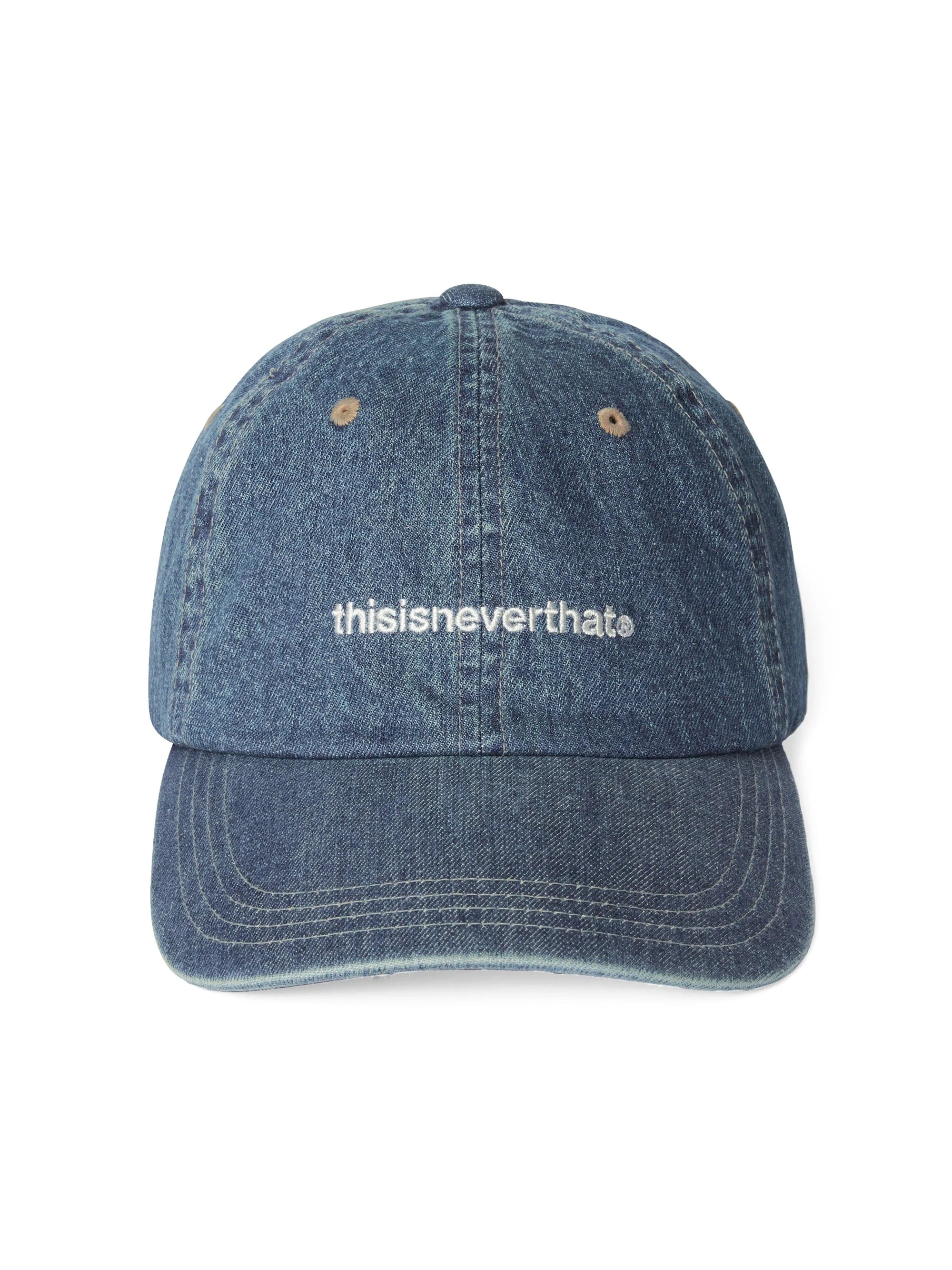 THISISNEVERTHAT DENIM T-LOGO CAP - WASHED BLUE