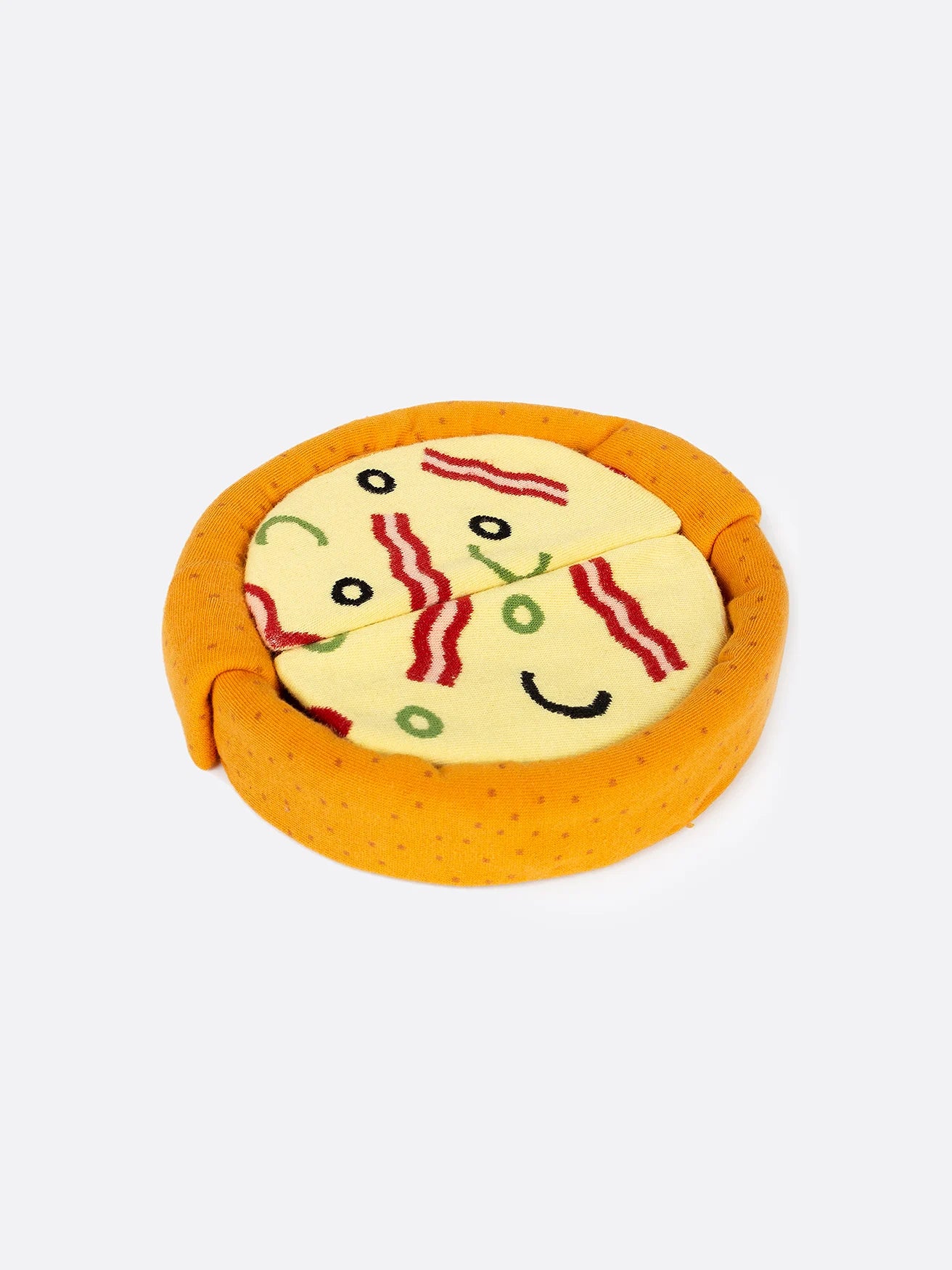 EAT MY SOCKS NAPOLI PIZZA FULL_2 - YELLOW
