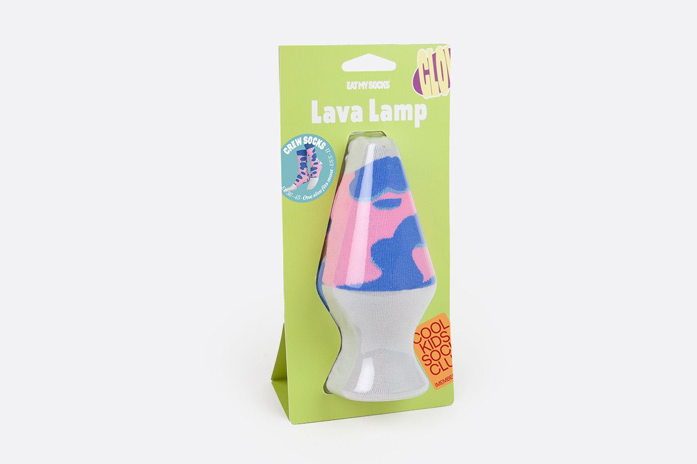 EAT MY SOCKS LAVA LAMP - BLUE/PINK
