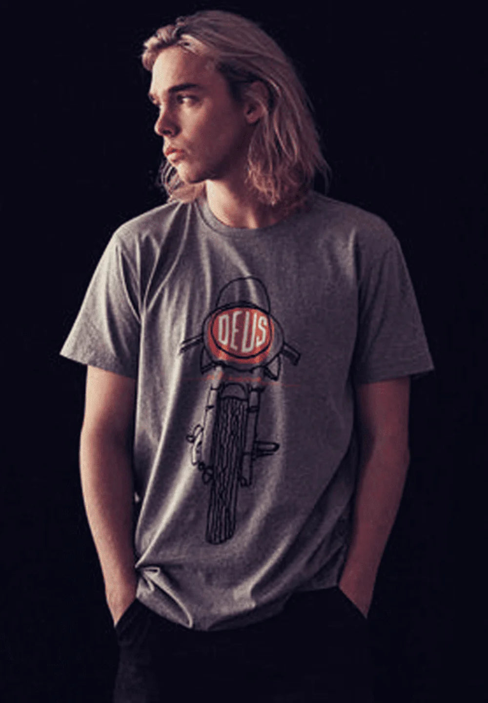 DEUS EX MACHINA FRONTAL MATCHLESS - GREY MARLE