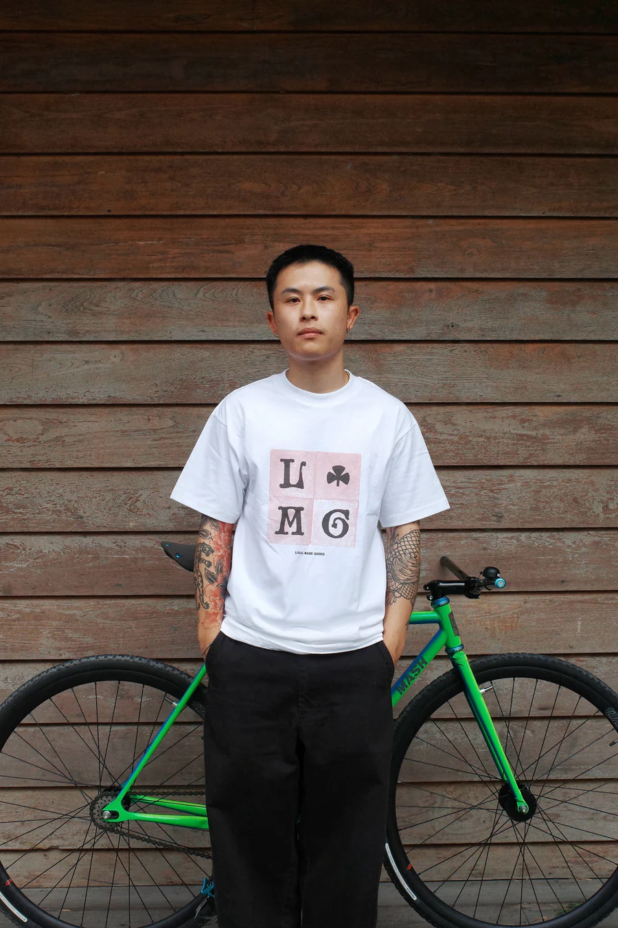 LOCAL MADE GOODS LMG TILES T-SHIRT - WHITE