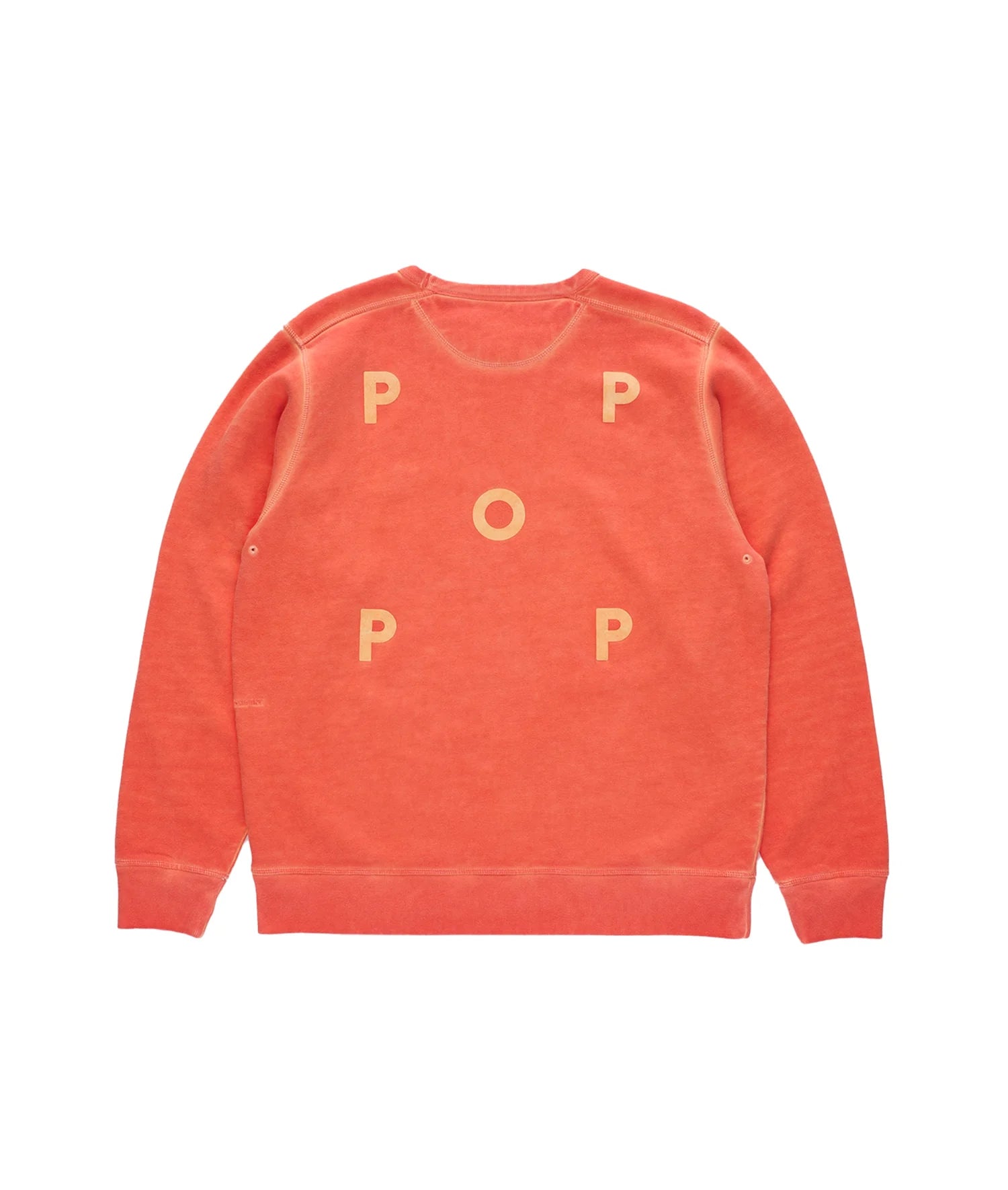 POP LOGO CREWNECK SWEAT - ISLAND POPPY