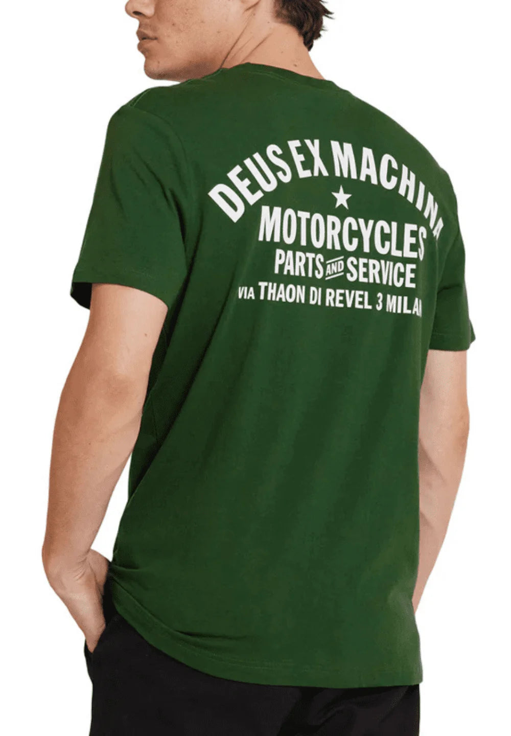 DEUS EX MACHINA MILANO ADDRESS HILLSIDE GREEN