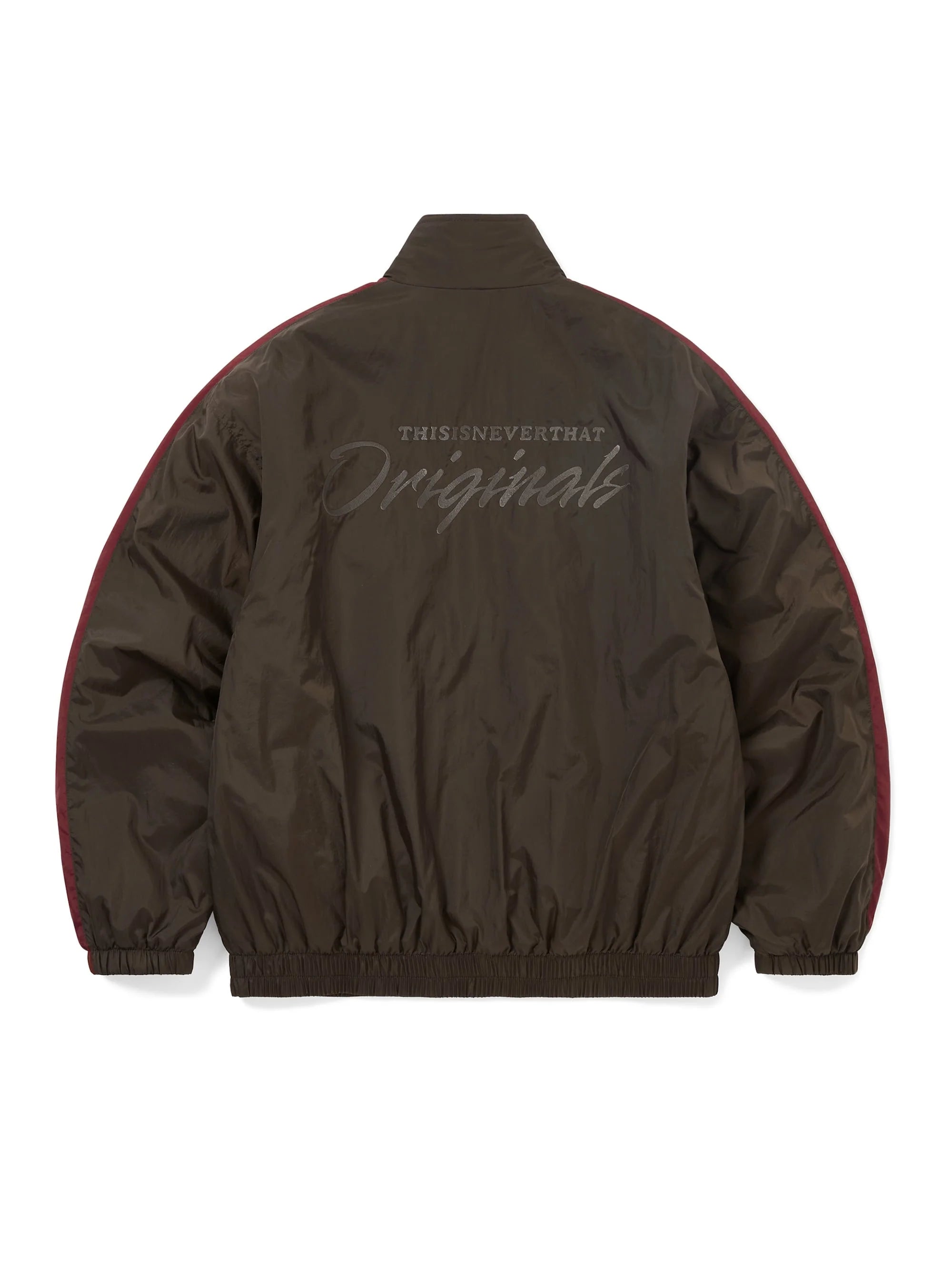 THISISNEVERTHAT - ORIGINALS WARM UP JACKET - BROWN
