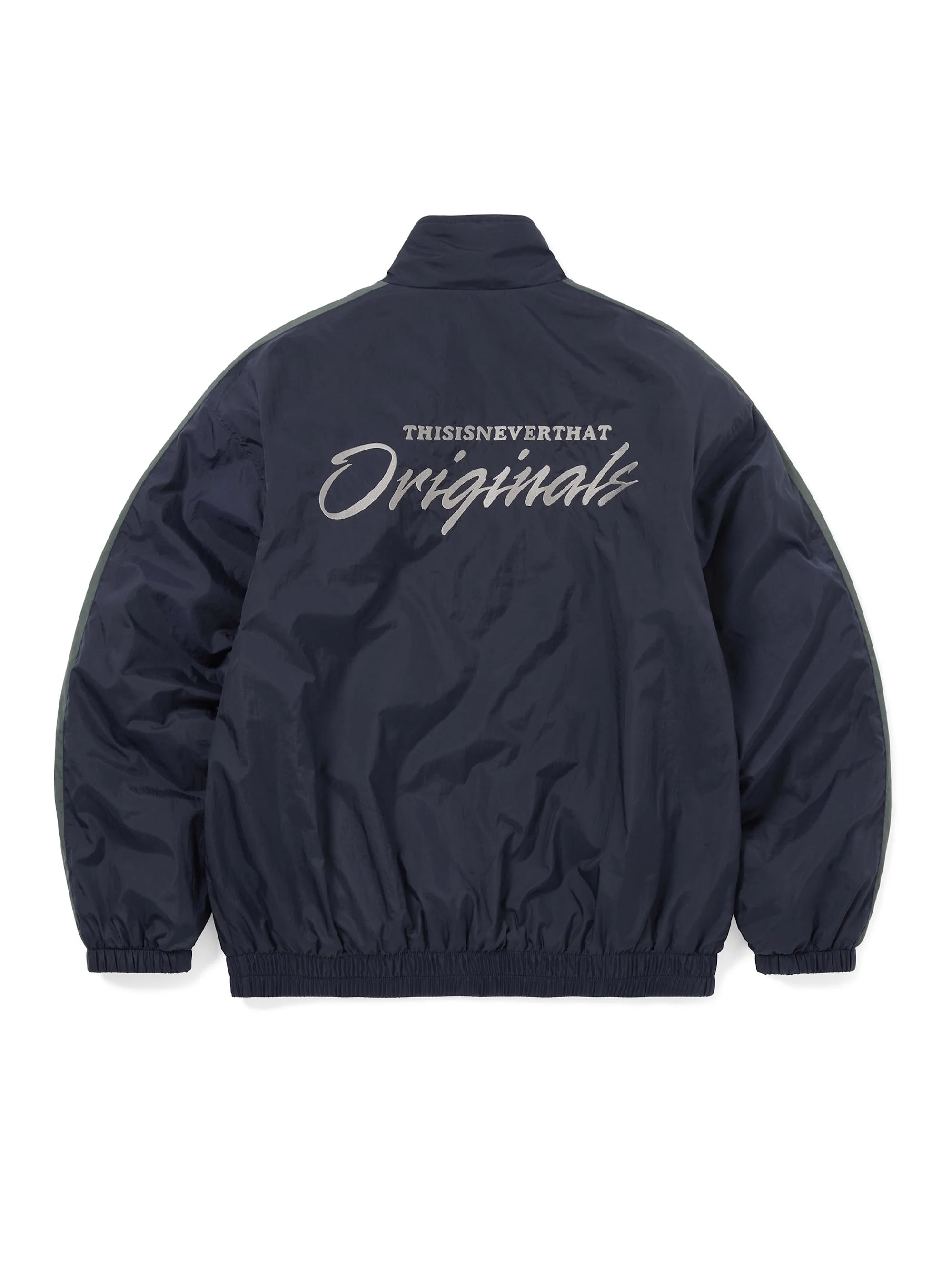 THISISNEVERTHAT - ORIGINALS WARM UP JACKET - NAVY