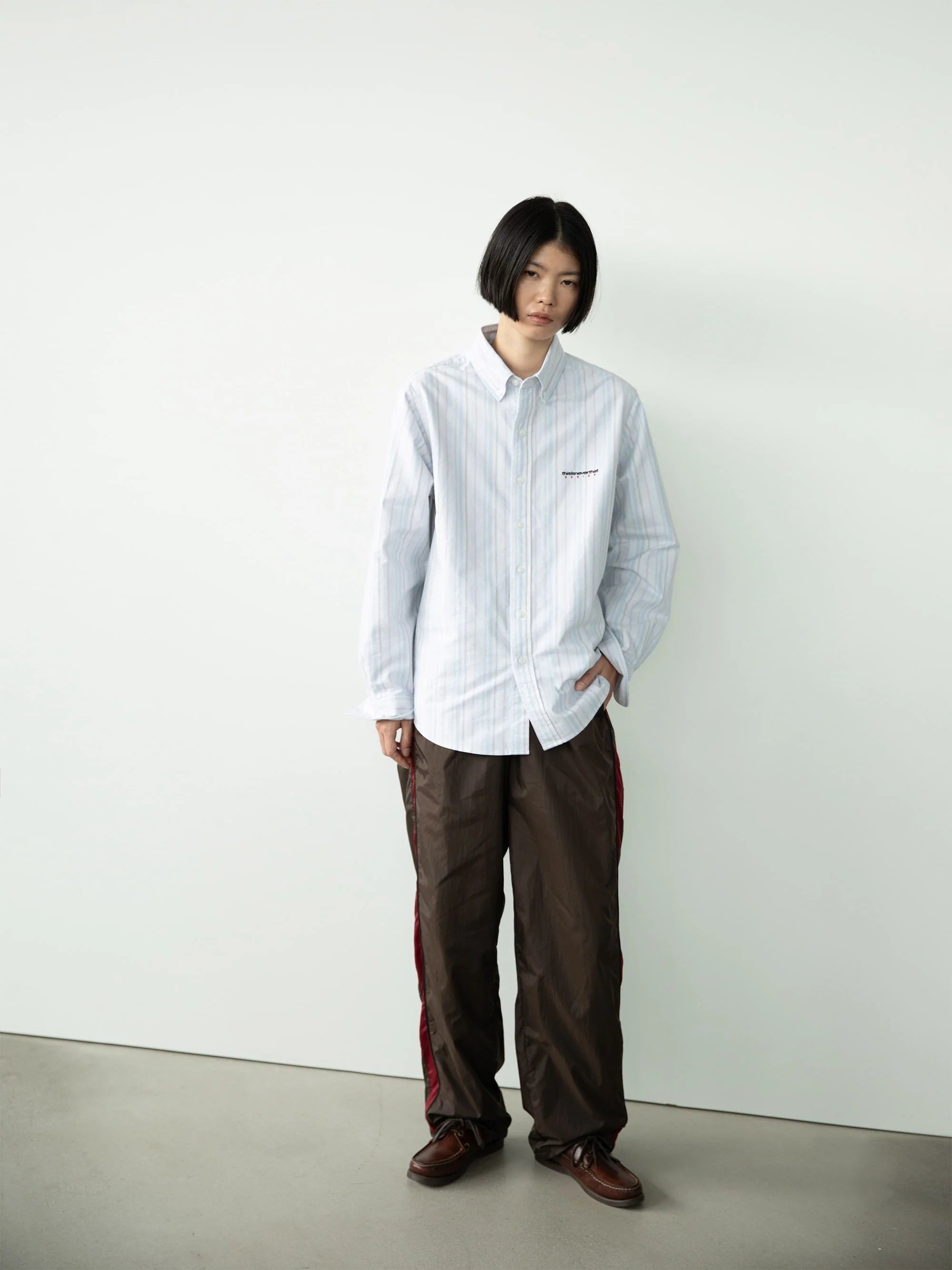 THISISNEVERTHAT - ORIGINALS WARM UP PANT - BROWN