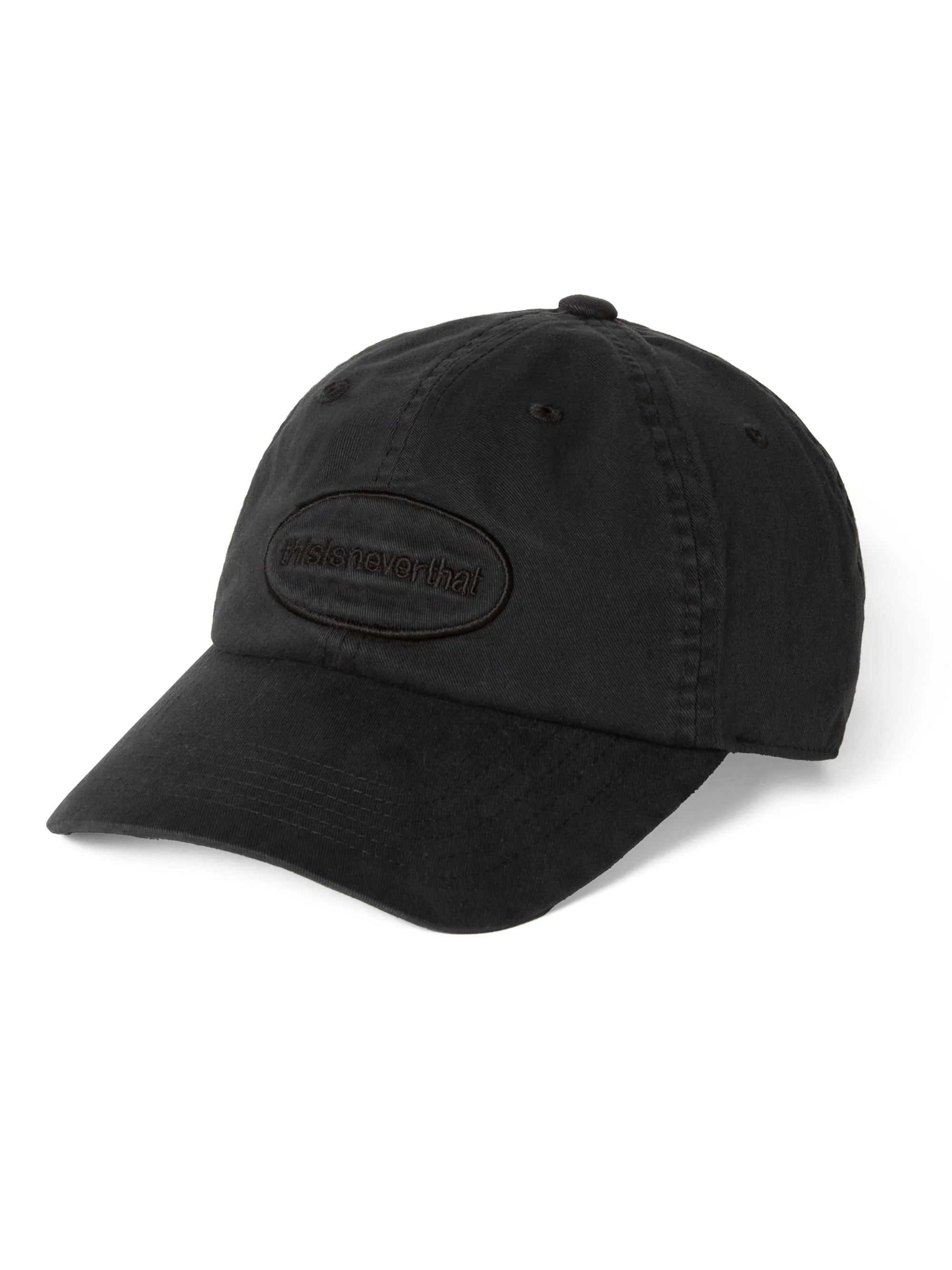 THISISNEVERTHAT OVERDYED E/T-LOGO CAP - BLACK