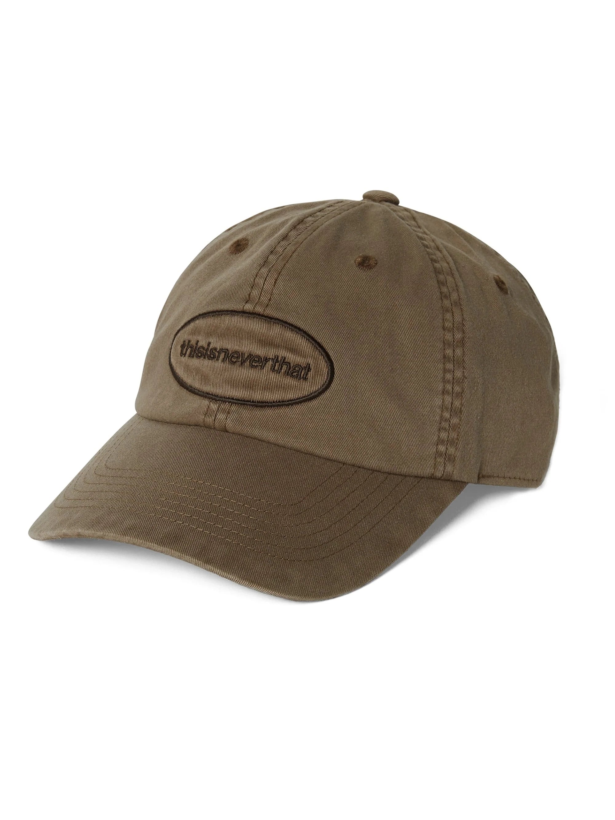 THISISNEVERTHAT OVERDYED E/T-LOGO CAP - CAMEL
