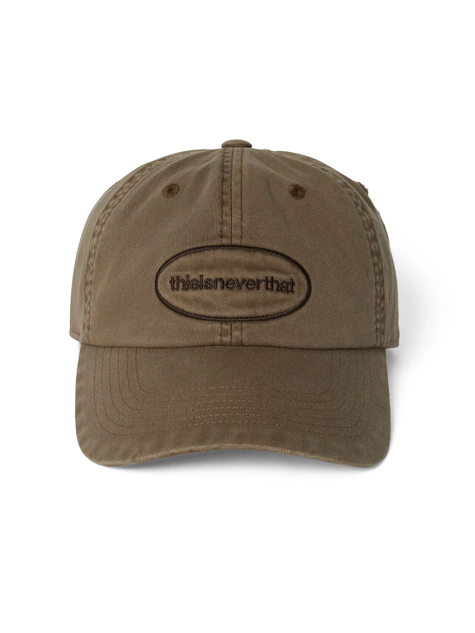 THISISNEVERTHAT OVERDYED E/T-LOGO CAP - CAMEL