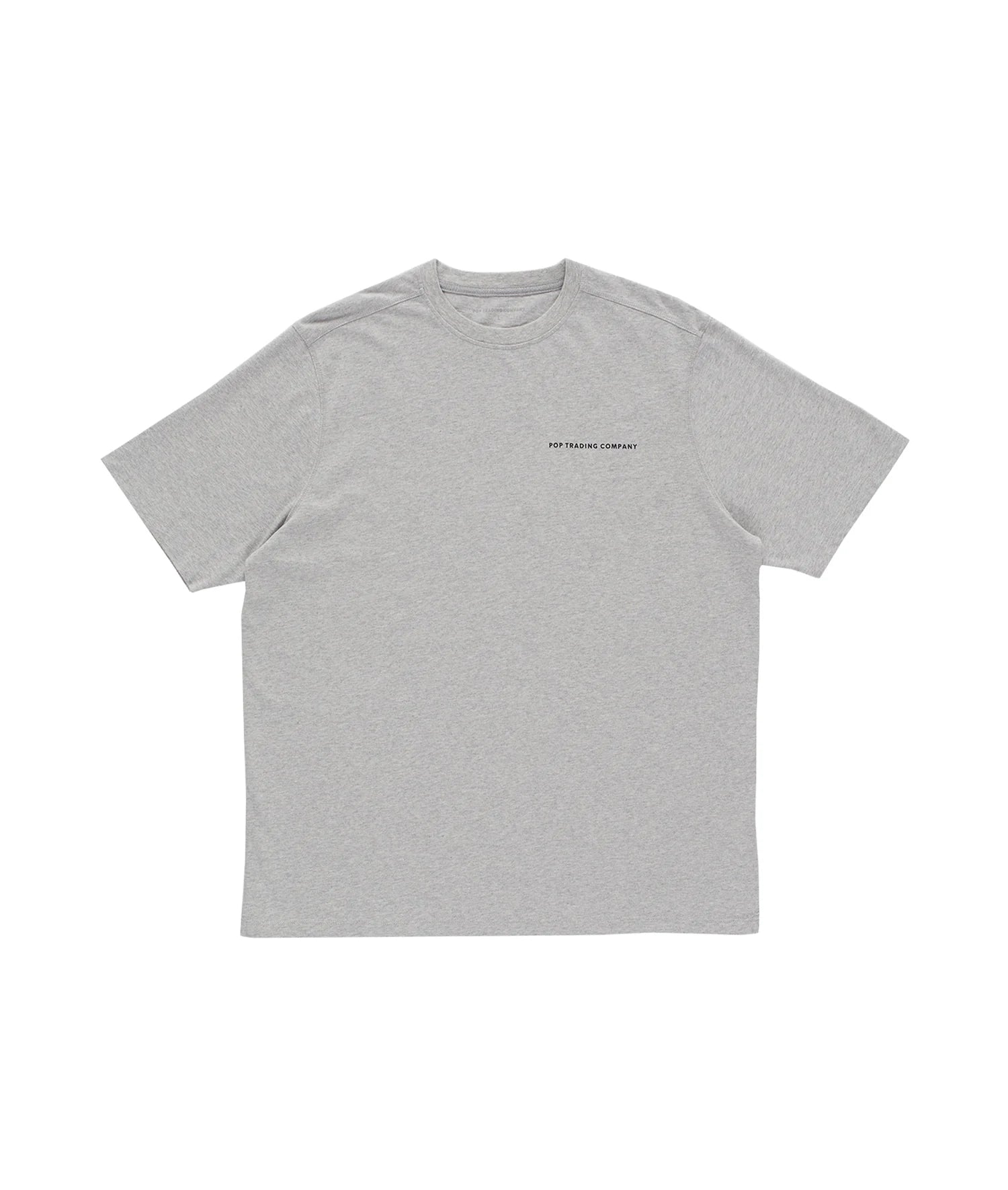 POP REFLECTIVE LOGO T-SHIRT - GREY HTR