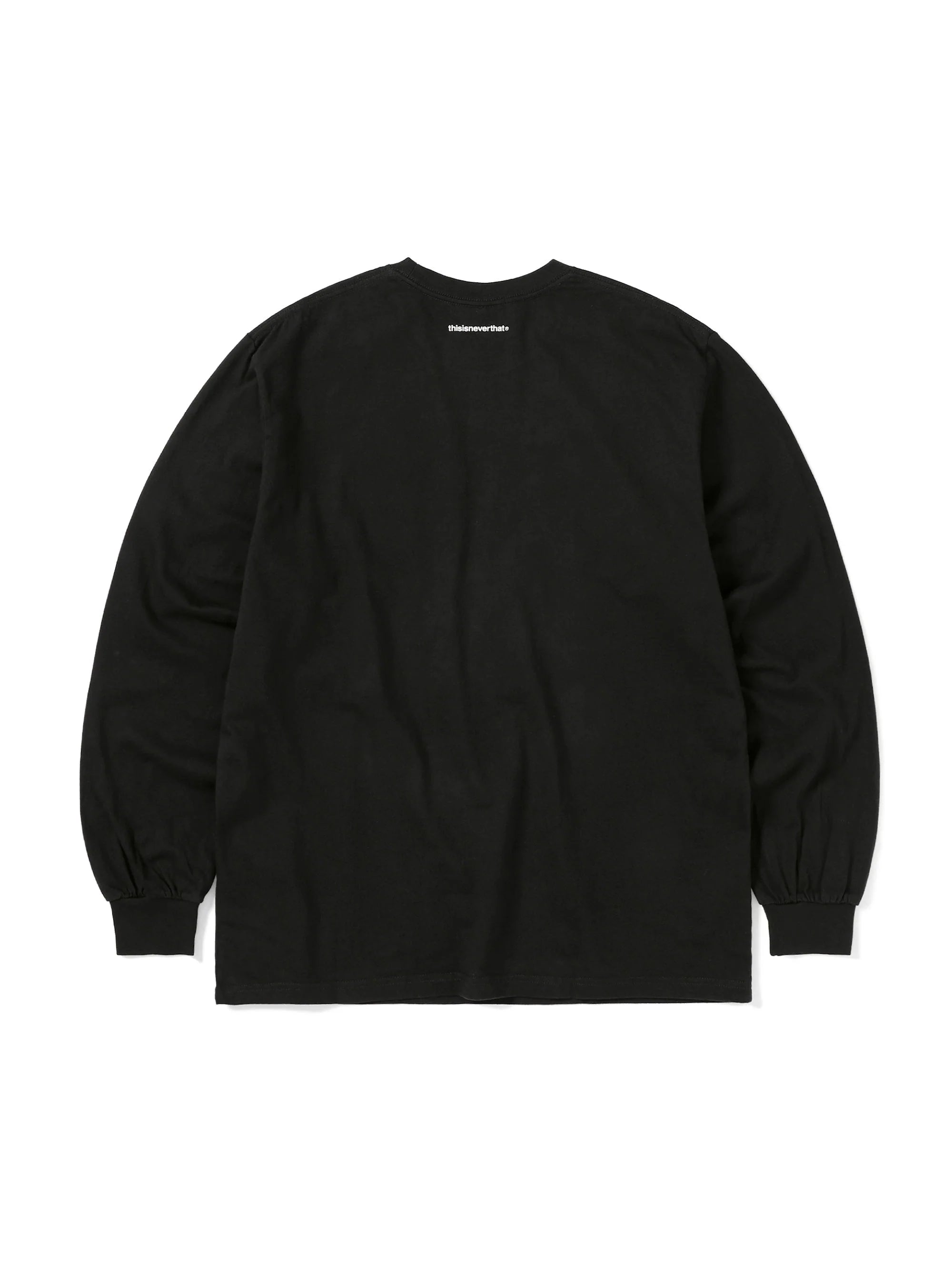 THISISNEVERTHAT T-LOGO L/S TEE - BLACK