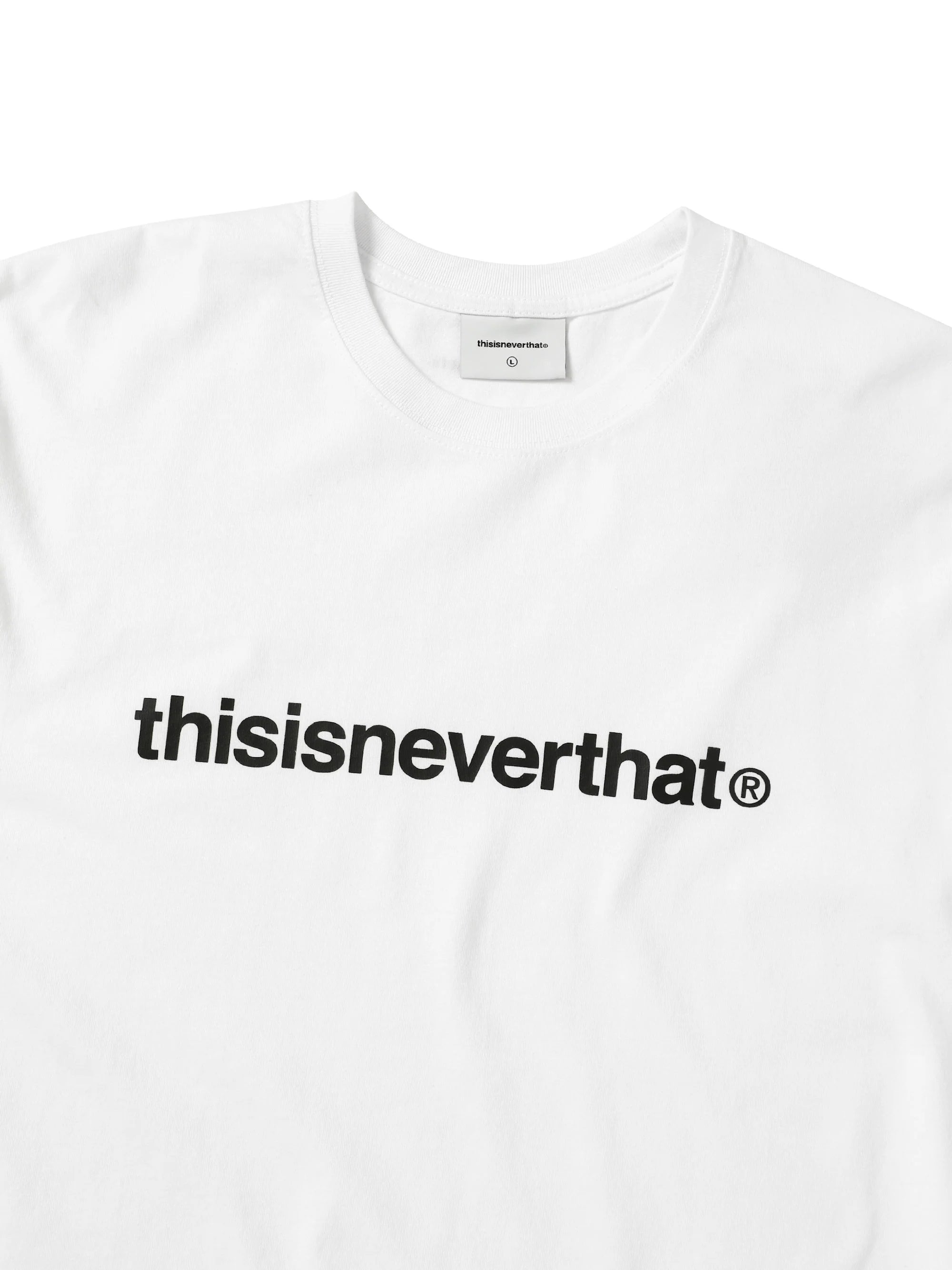 THISISNEVERTHAT T-LOGO L/S TEE - WHITE