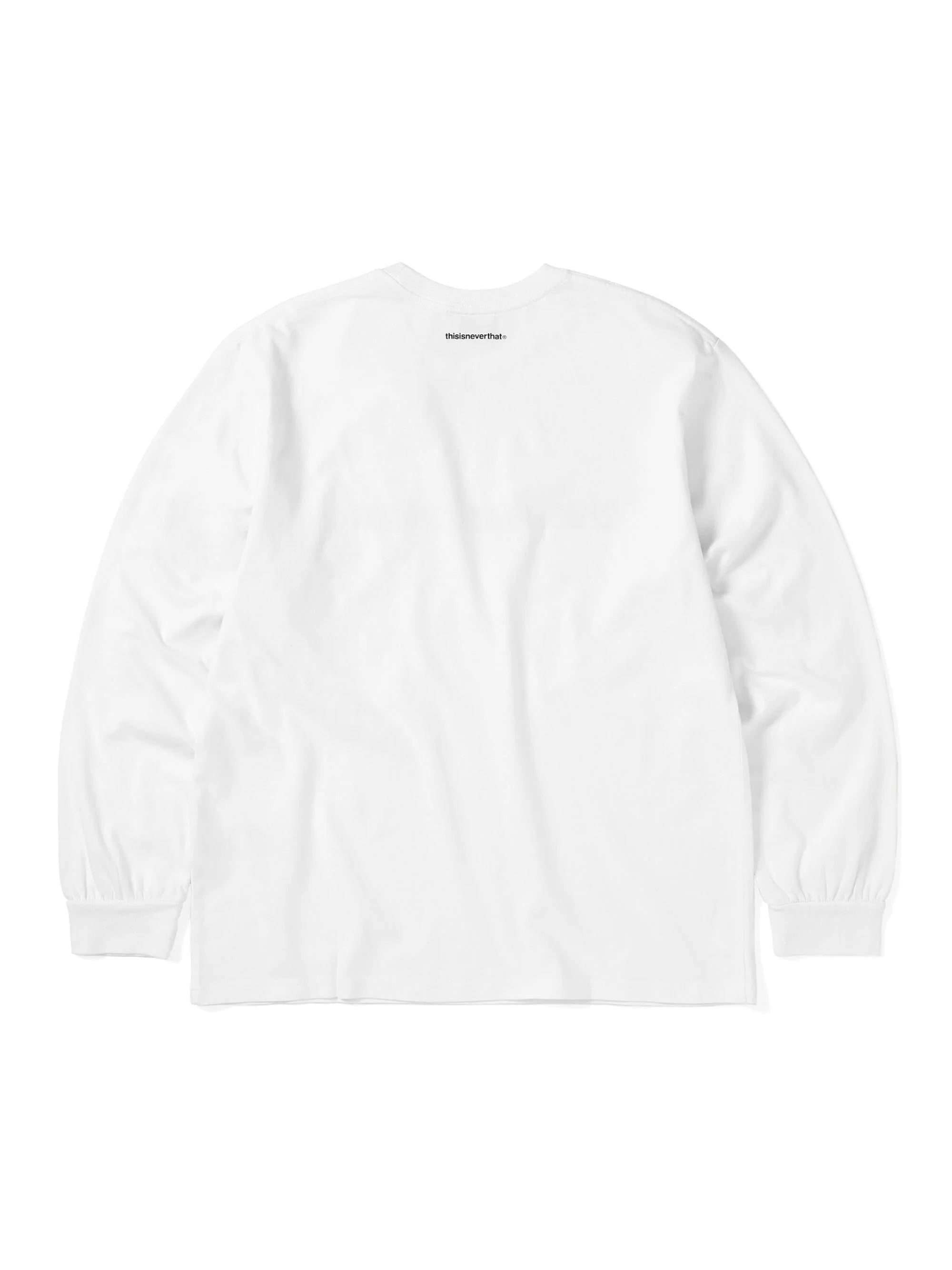 THISISNEVERTHAT T-LOGO L/S TEE - WHITE