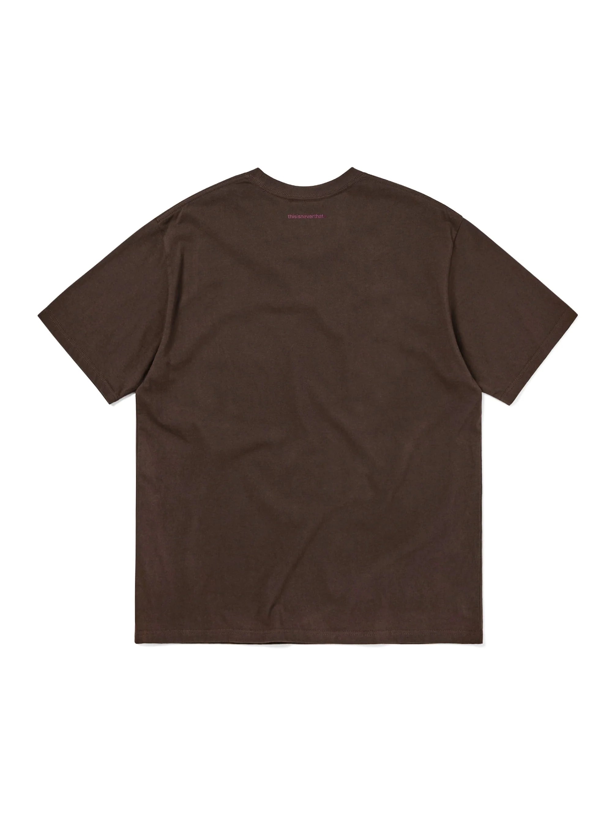 THISISNEVERTHAT T-LOGO TEE - DARK CHOCOLATE