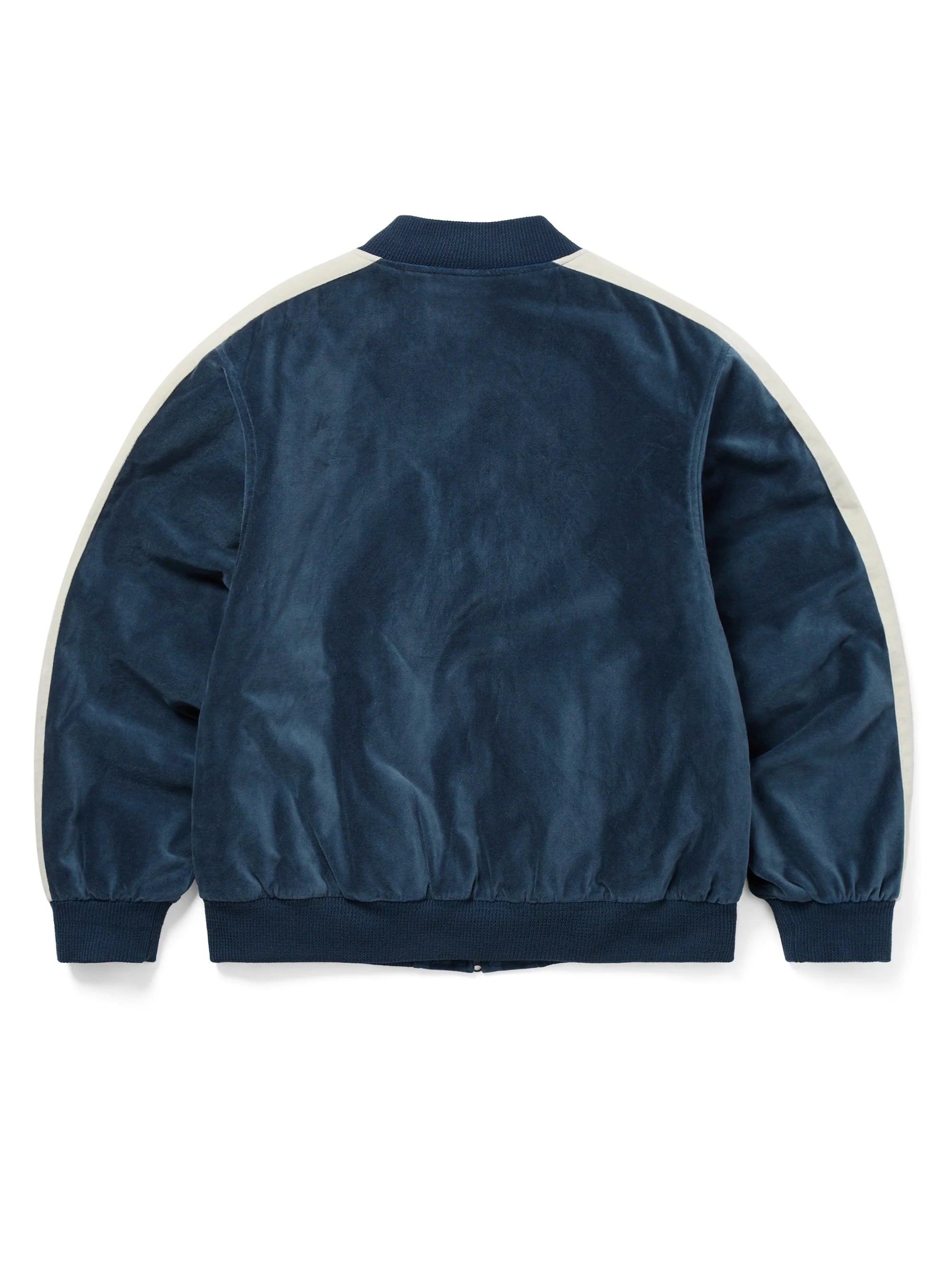 THISISNEVERTHAT - VELVET TRACK JACKET - BLUE