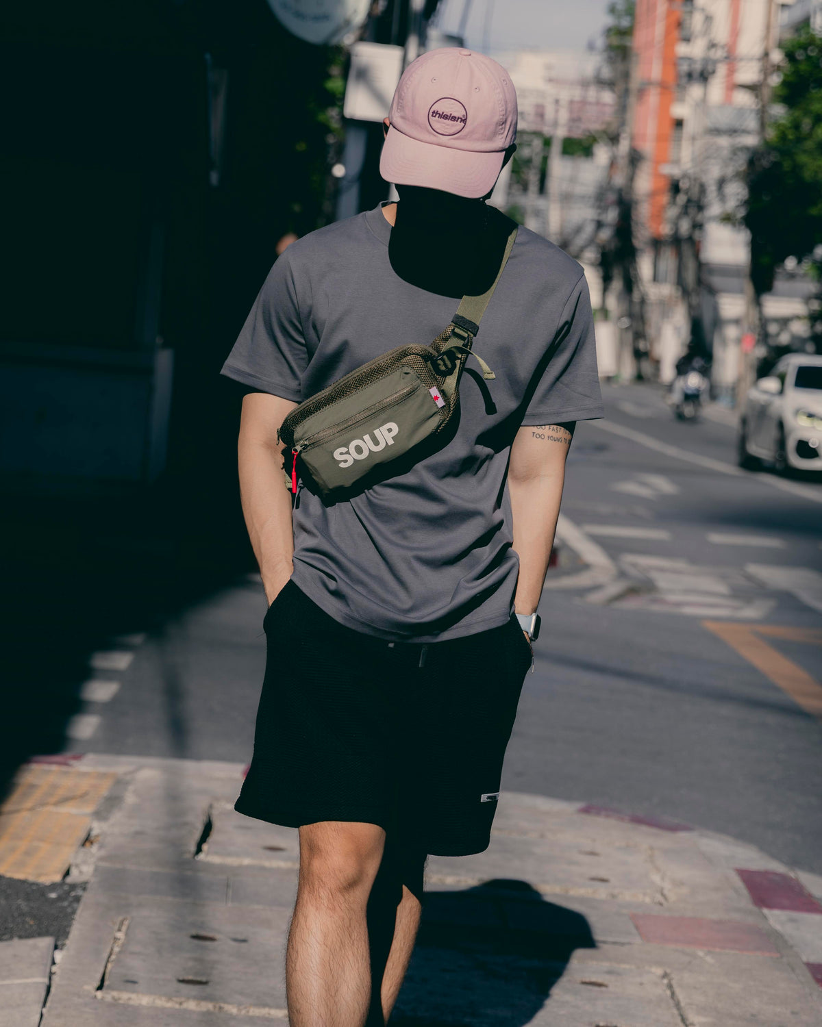 SOUP URBAN BELT BAG - GREEN KHAKI