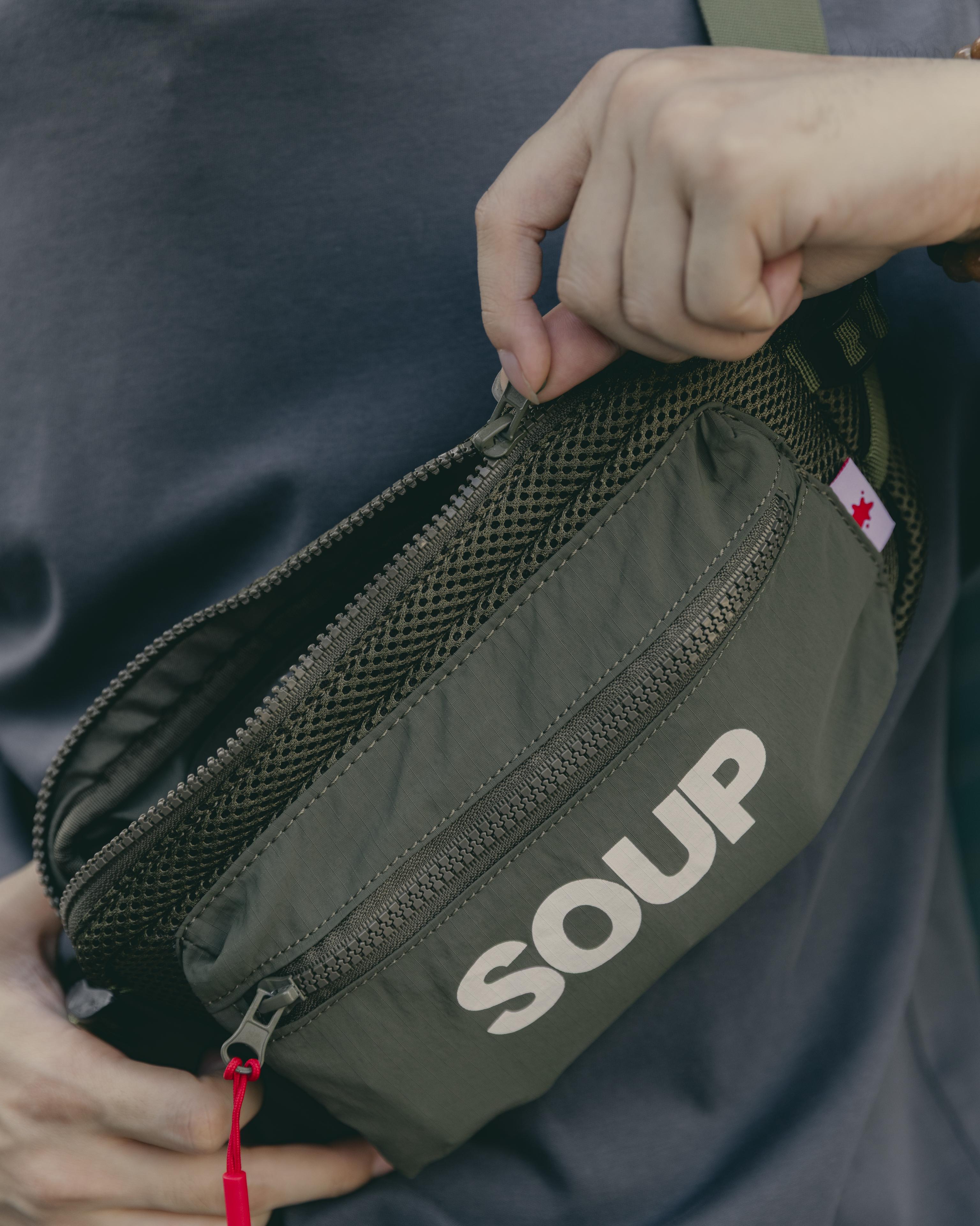SOUP URBAN BELT BAG - GREEN KHAKI