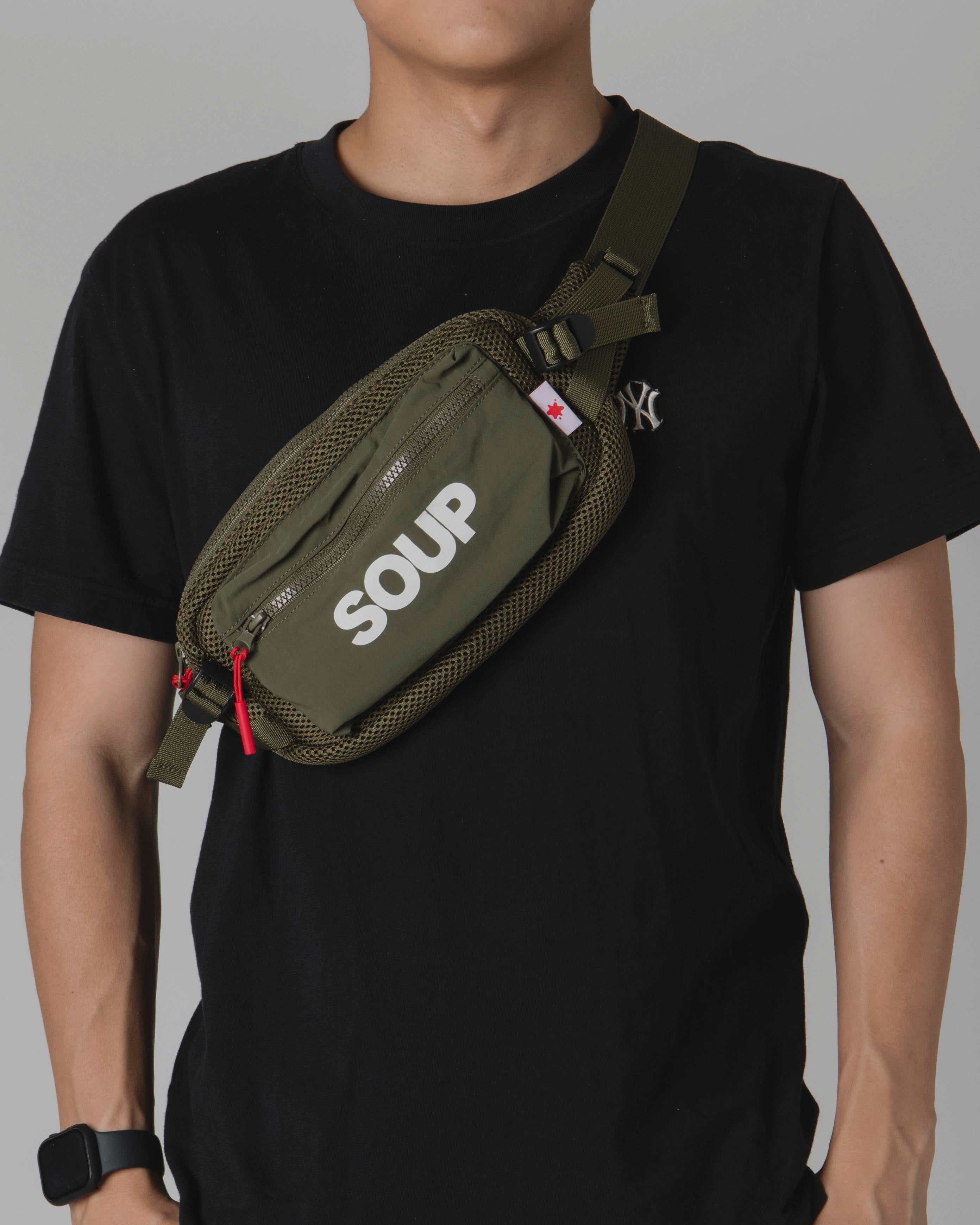 SOUP URBAN BELT BAG - GREEN KHAKI