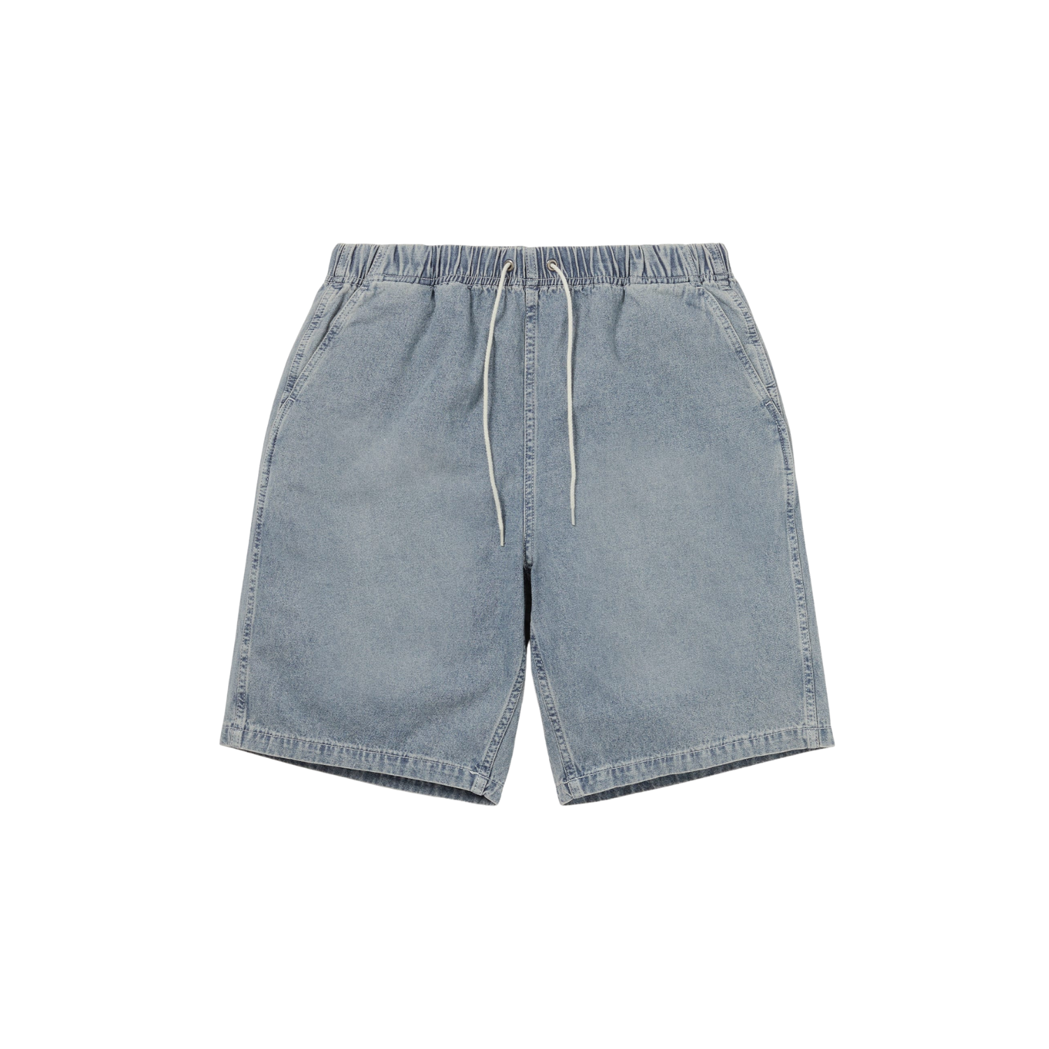 THISISNEVERTHAT DENIM EASY SHORT - WASHED BLUE