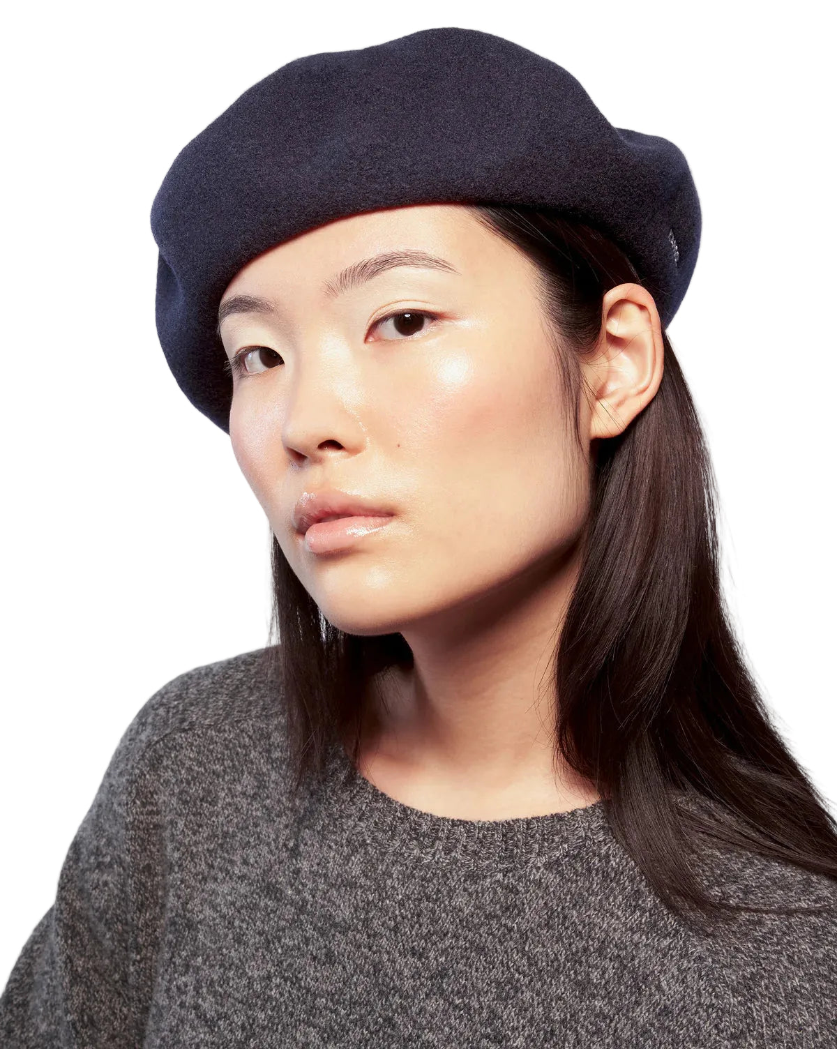 KANGOL ANGLOBASQUE BERET - DK BLUE