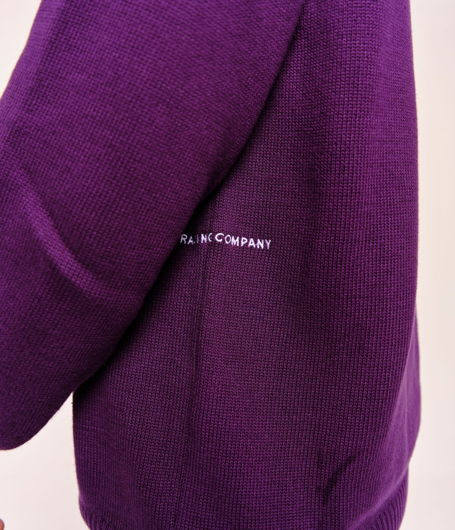 POP TRADING COMPANY ARCH KNITTED CREWNECK - MYSTERIOSO