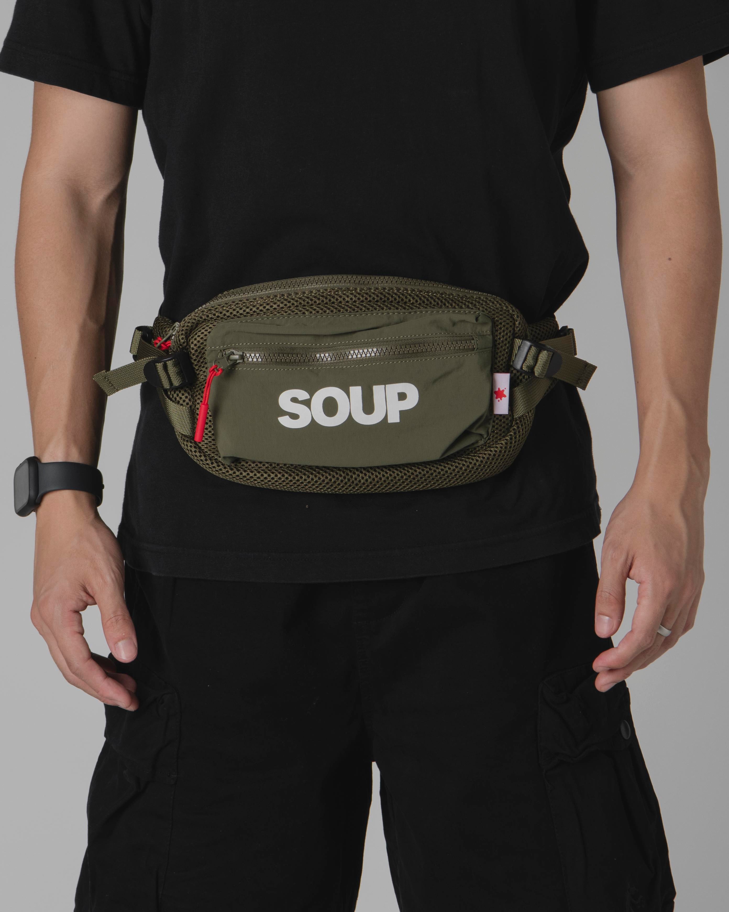 SOUP URBAN BELT BAG - GREEN KHAKI