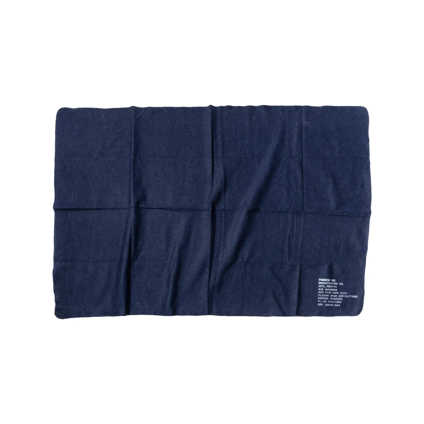 PUEBCO FELTED BLANKET - NAVY BLUE
