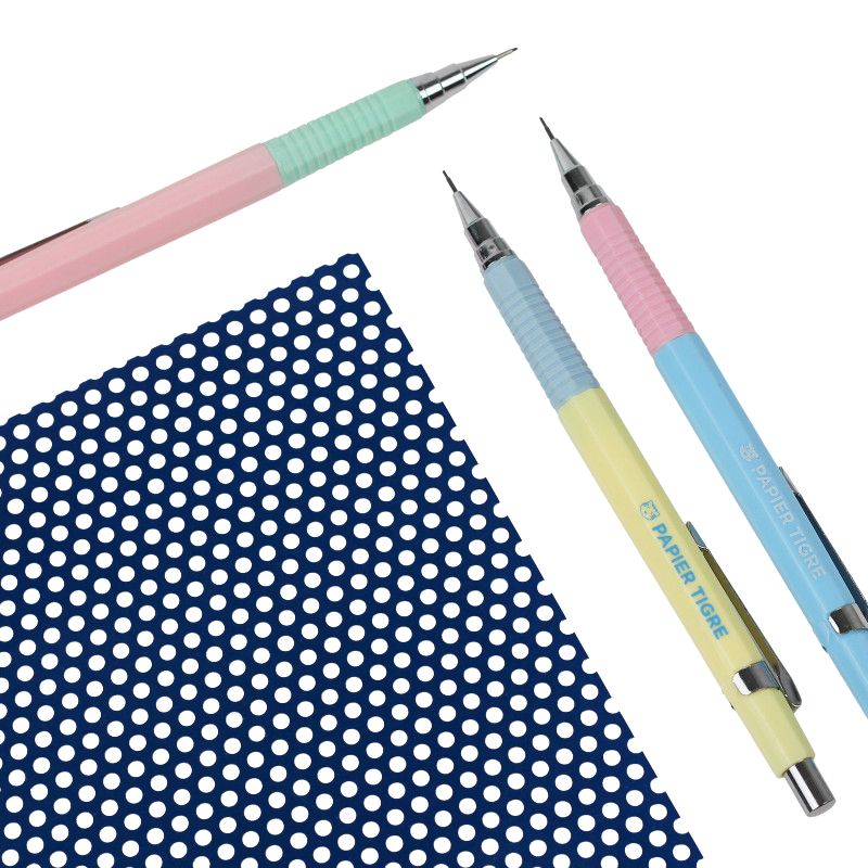 PAPIER TIGRE  MECHANICAL PENCIL - YELLOW BLUE