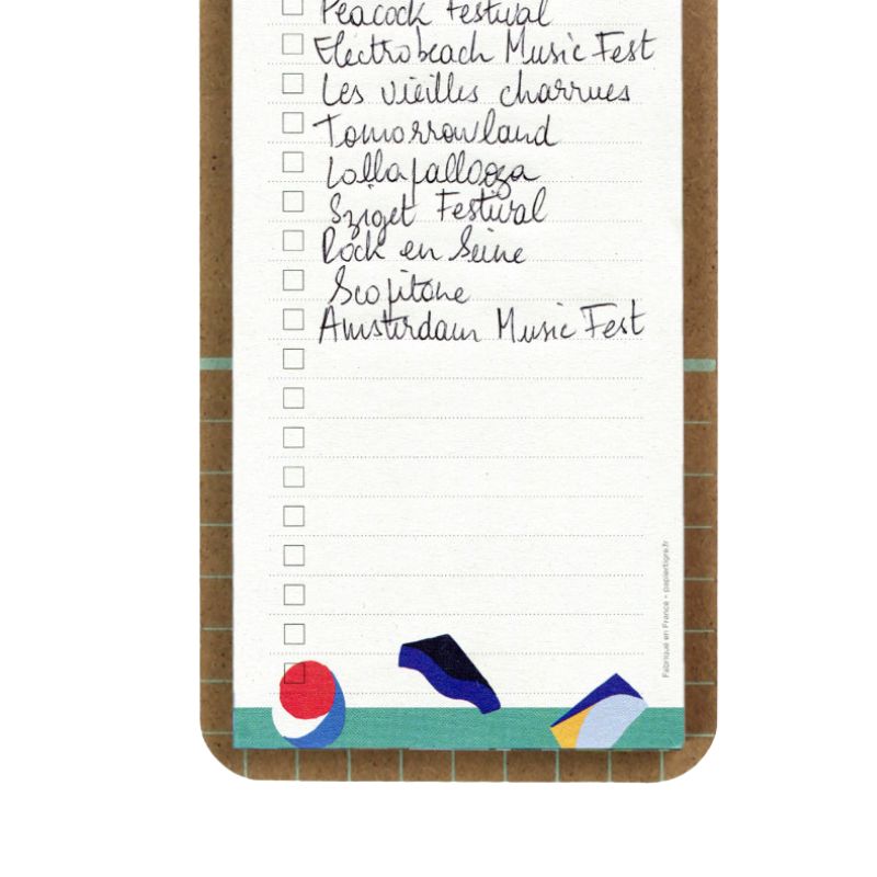 PAPIER TIGRE  BALLPOINT PEN - SOFT PINK/GREEN