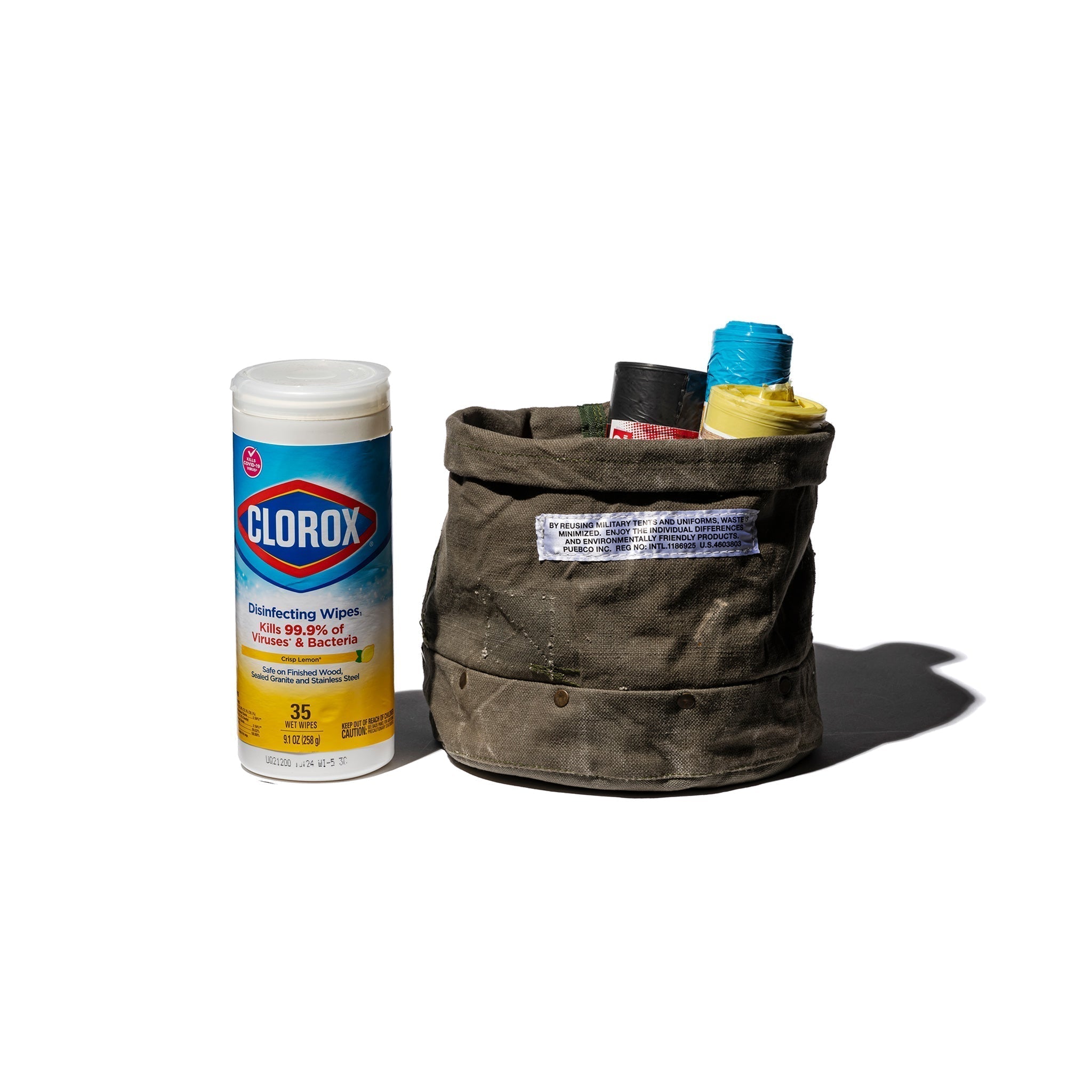 PUEBCO VINTAGE MATERIAL ORGANIZER WITH RIVET / Medium