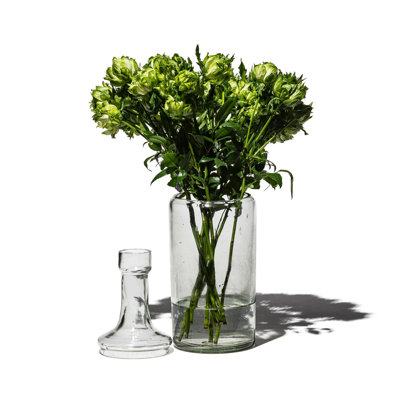 PUEBCO RECYCLED GLASS 2 WAY FLOWER VASE