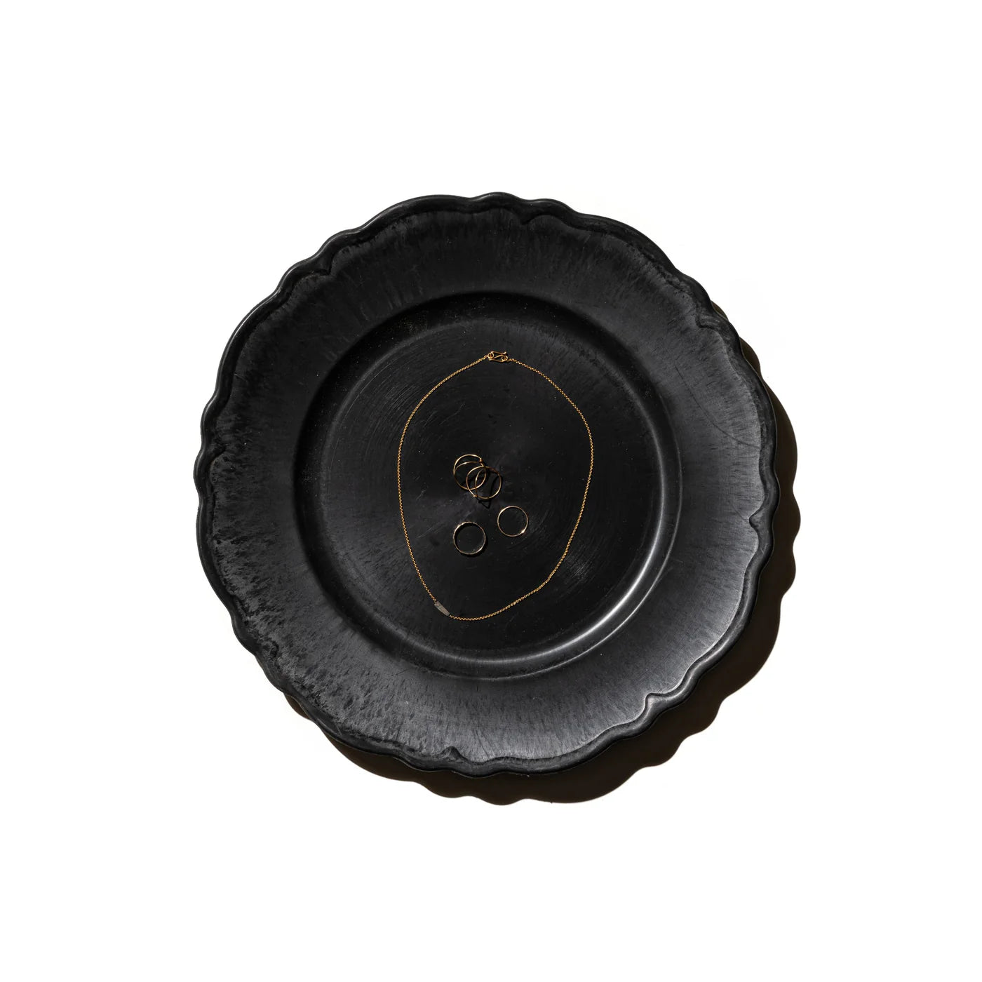 PUEBCO DECORATION TRAY CIRCLE_WAVE - NO COLOR