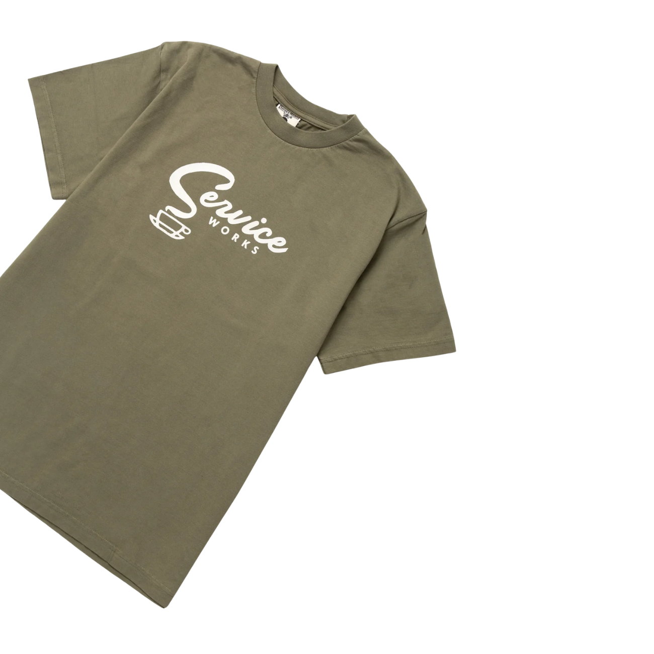 SERVICE WORKS ESPRESSO T-SHIRT - OLIVE